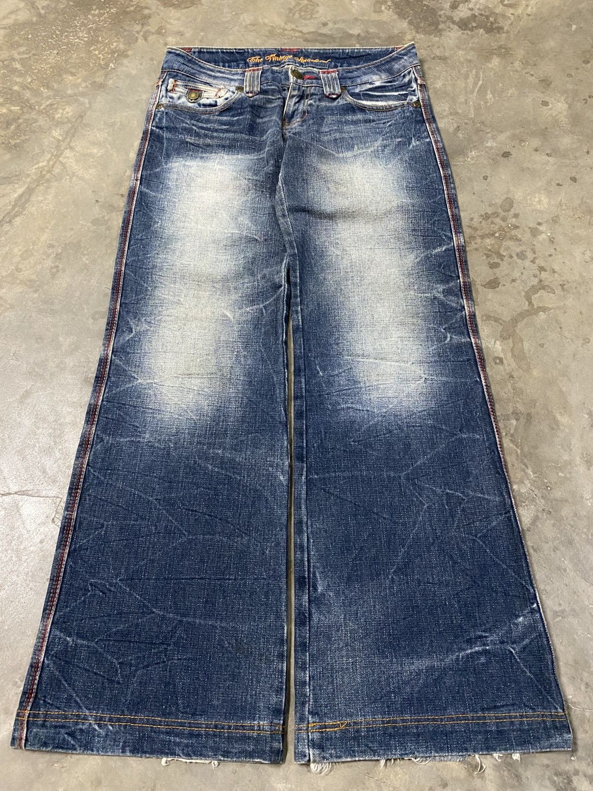 Japanese Brand × Vintage Flare Jeans The Vintage Standard Japan Wide Leg Flared @213 Size US 29 - 6 Thumbnail