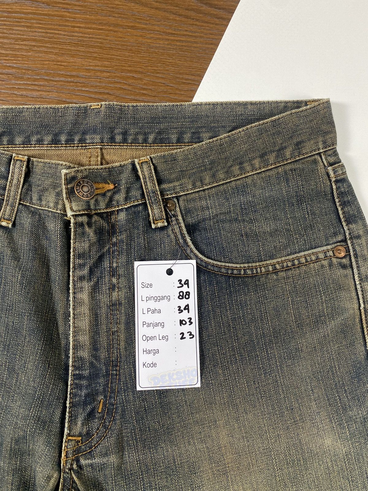 Orslow Vintage edwin 503Z mudwash jeans pants Size US 34 / EU 50 - 3 Thumbnail