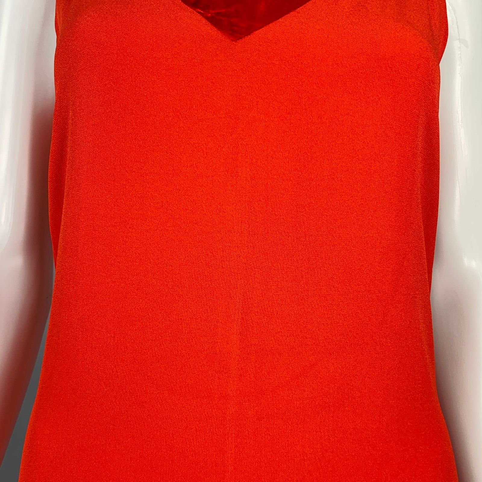 Givenchy GIVENCHY Red Purple Viscose Blend Sleeveless Gown Dress Size XS / US 0-2 / IT 36-38 - 4 Thumbnail