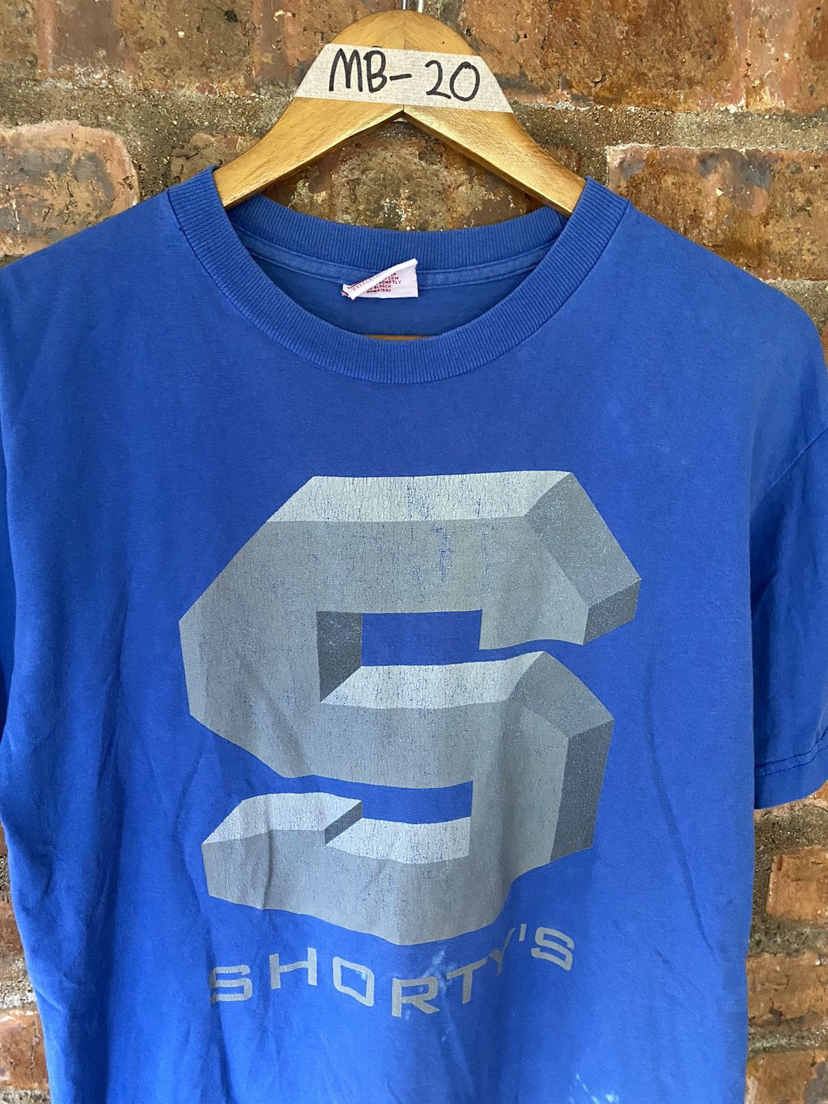 Shorty's Skateboards 🔥 90s Shorty “S” 3D logo tee Size US M / EU 48-50 / 2 - 3 Thumbnail