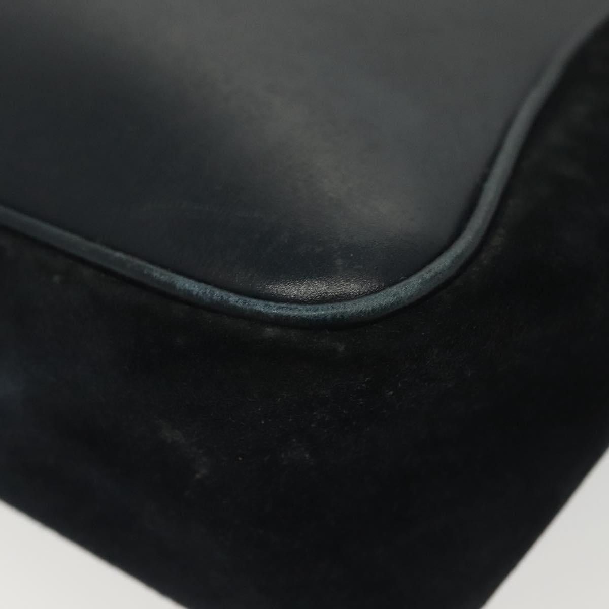 Gucci GUCCI Shoulder Bag Suede Navy Gold Size ONE SIZE - 13 Thumbnail