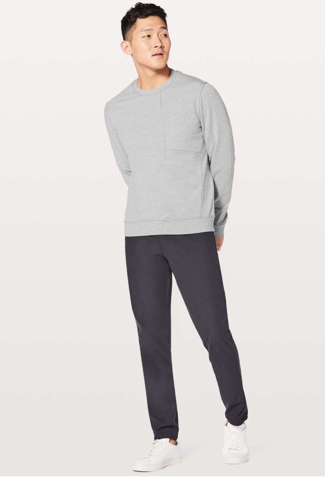 Lululemon city sweat crew sz M gray
