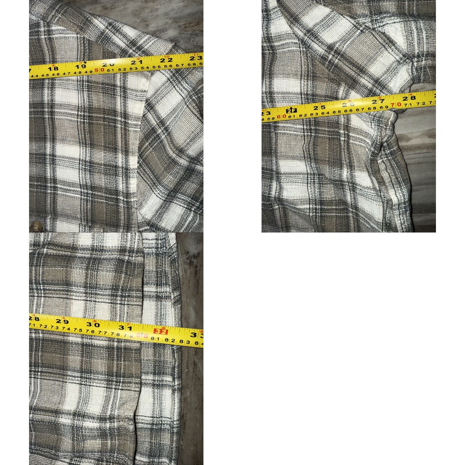 Vintage Duluth Button-Down Shirt Men’s 2XL Short Sleeve Green Beige Plaid Cotton Hemp Review: Classic Casual Outdoors Mens Shirt Size US XXL / EU 58 / 5 - 8 Thumbnail