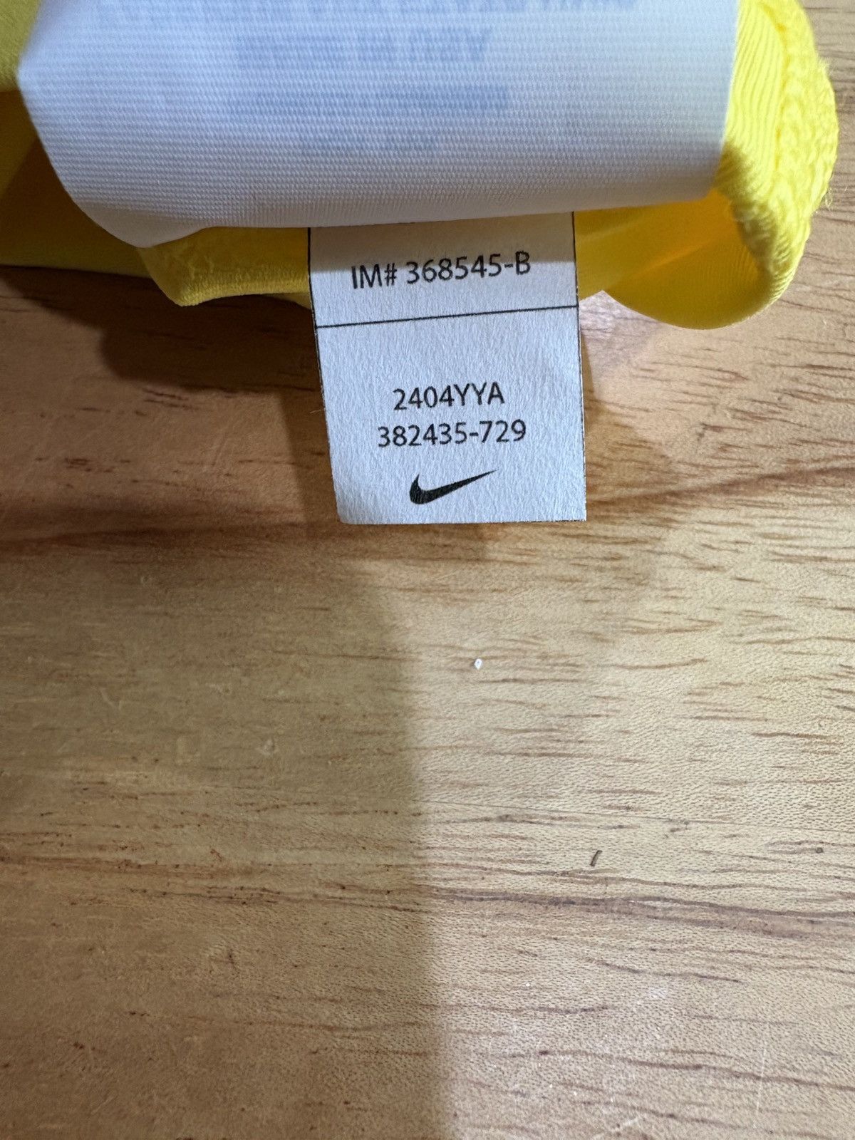 Nike Nike Pro Elite racing sleeve YELLOW 382435-729 MADE IN USA Size ONE SIZE - 4 Thumbnail