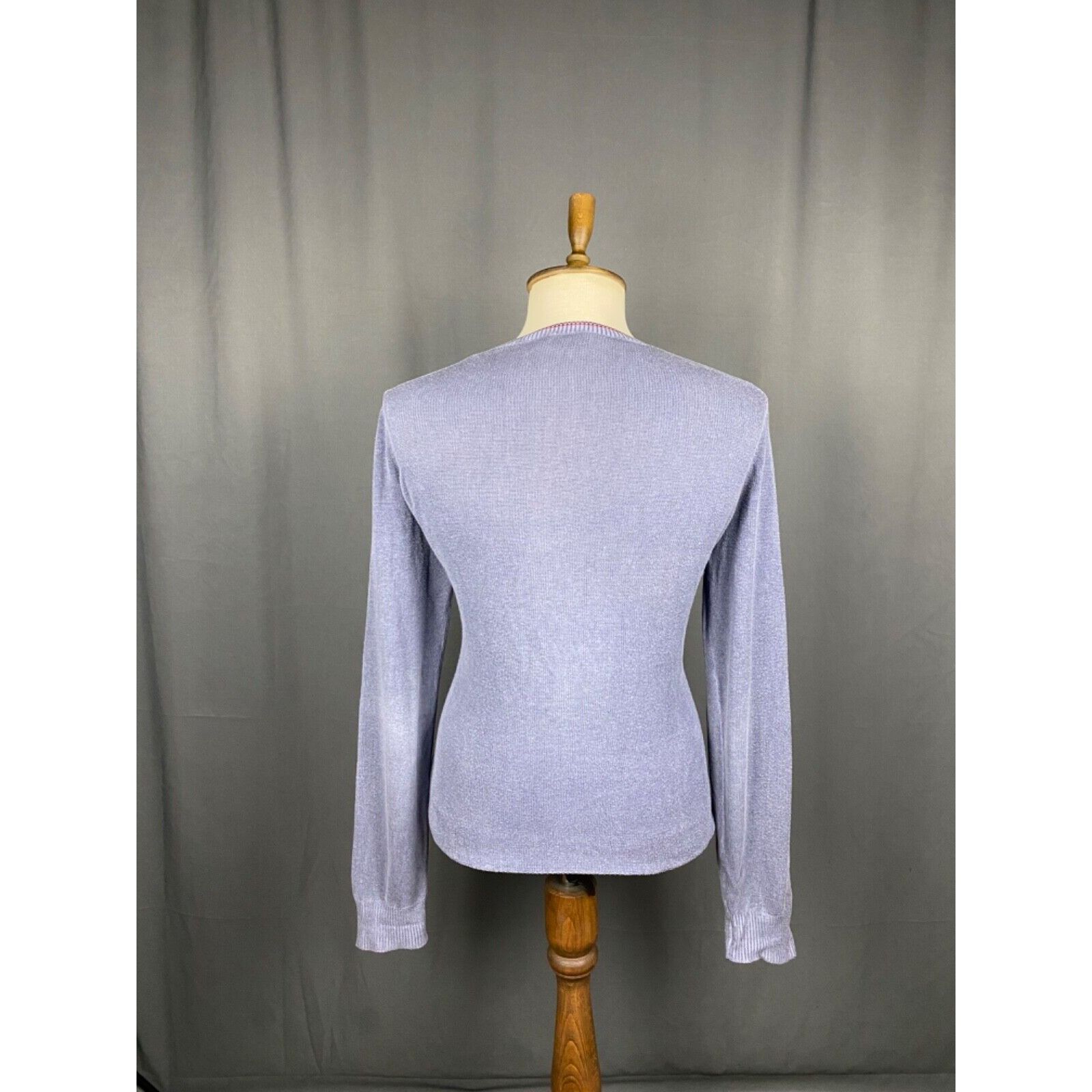 Moncler Moncler Men's Blue Garment Dyed Cardigan Sweater Size XL Size US XL / EU 56 / 4 - 7 Thumbnail