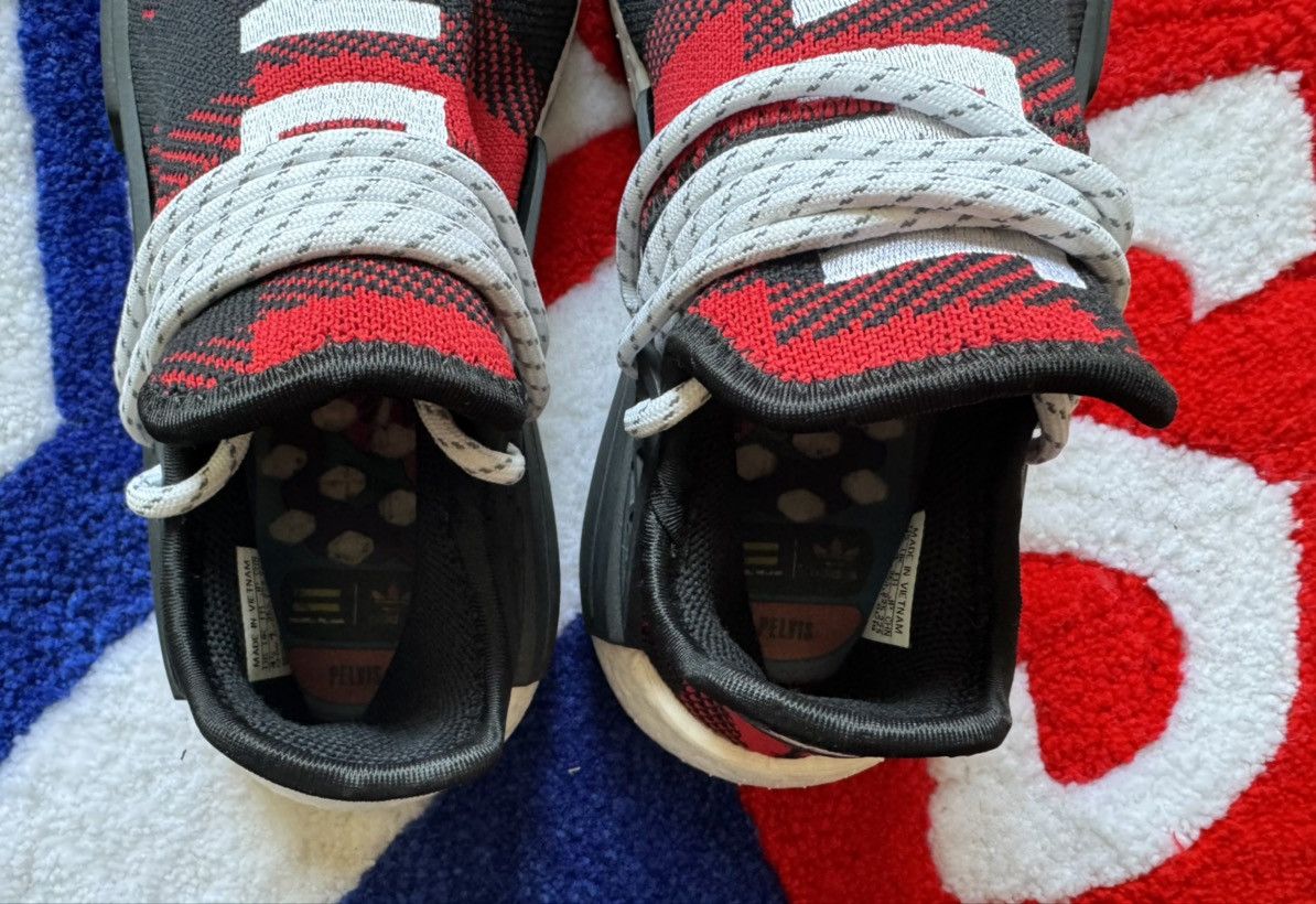 Adidas × Pharrell Pharrell x BBC x Adidas NMD Human Race “Red Plaid” size 4.5 Size US 5 / EU 37 - 5 Thumbnail
