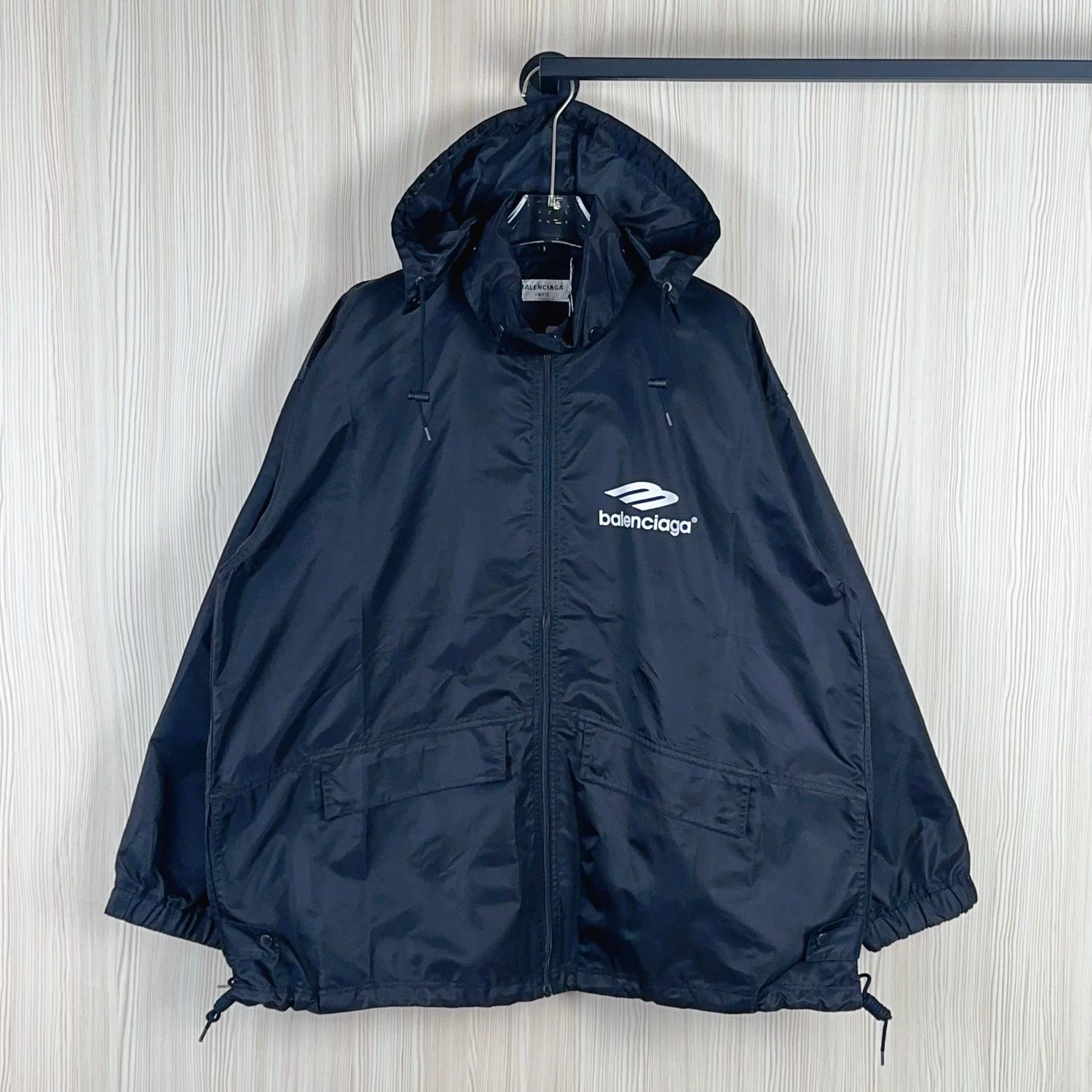 Balenciaga Balenciaga Waterproof Hooded Jacket Size 3 Size US L / EU 52-54 / 3 - 1 Thumbnail