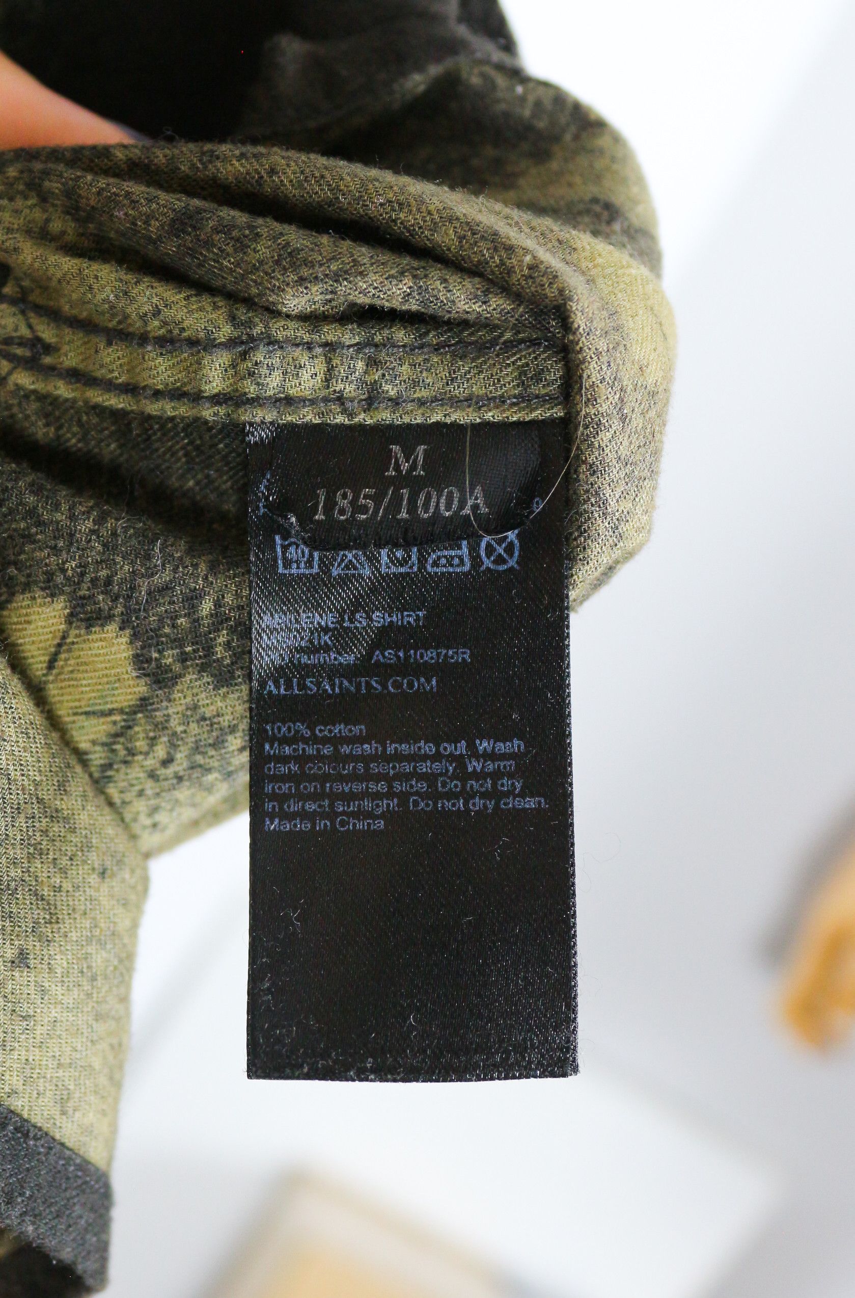 Allsaints Allsaints Abilene Printed Open Collar Shirt Size US M / EU 48-50 / 2 - 4 Thumbnail