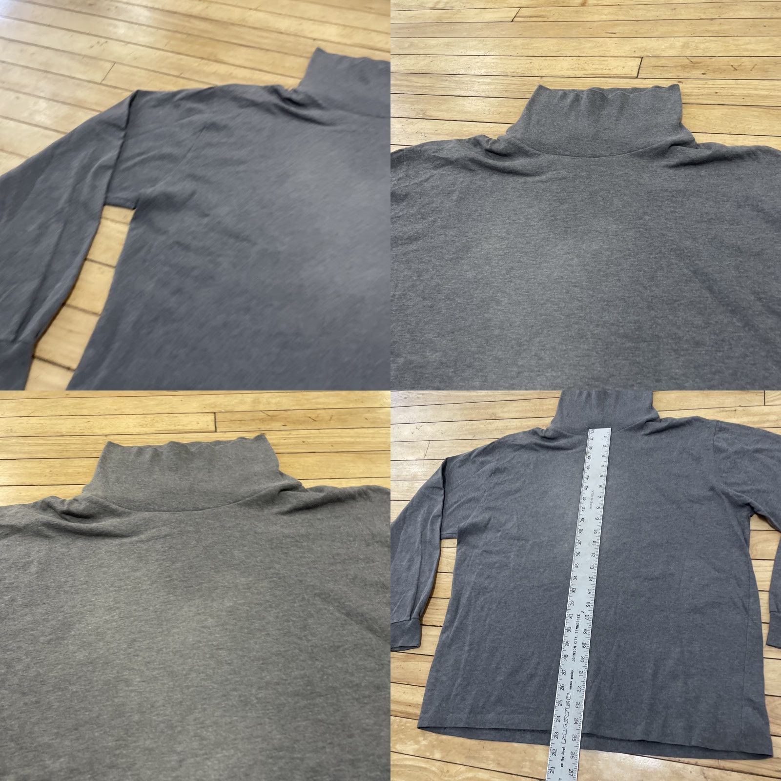 Vintage VINTAGE Cross Creek Sweater Men XL Gray Turtleneck Pullover Made USA 90s Minimal Shirt Mens Winter Knit Mock Neck Pullover 90s Cross Creek Stone gray Size US XL / EU 56 / 4 - 8 Thumbnail