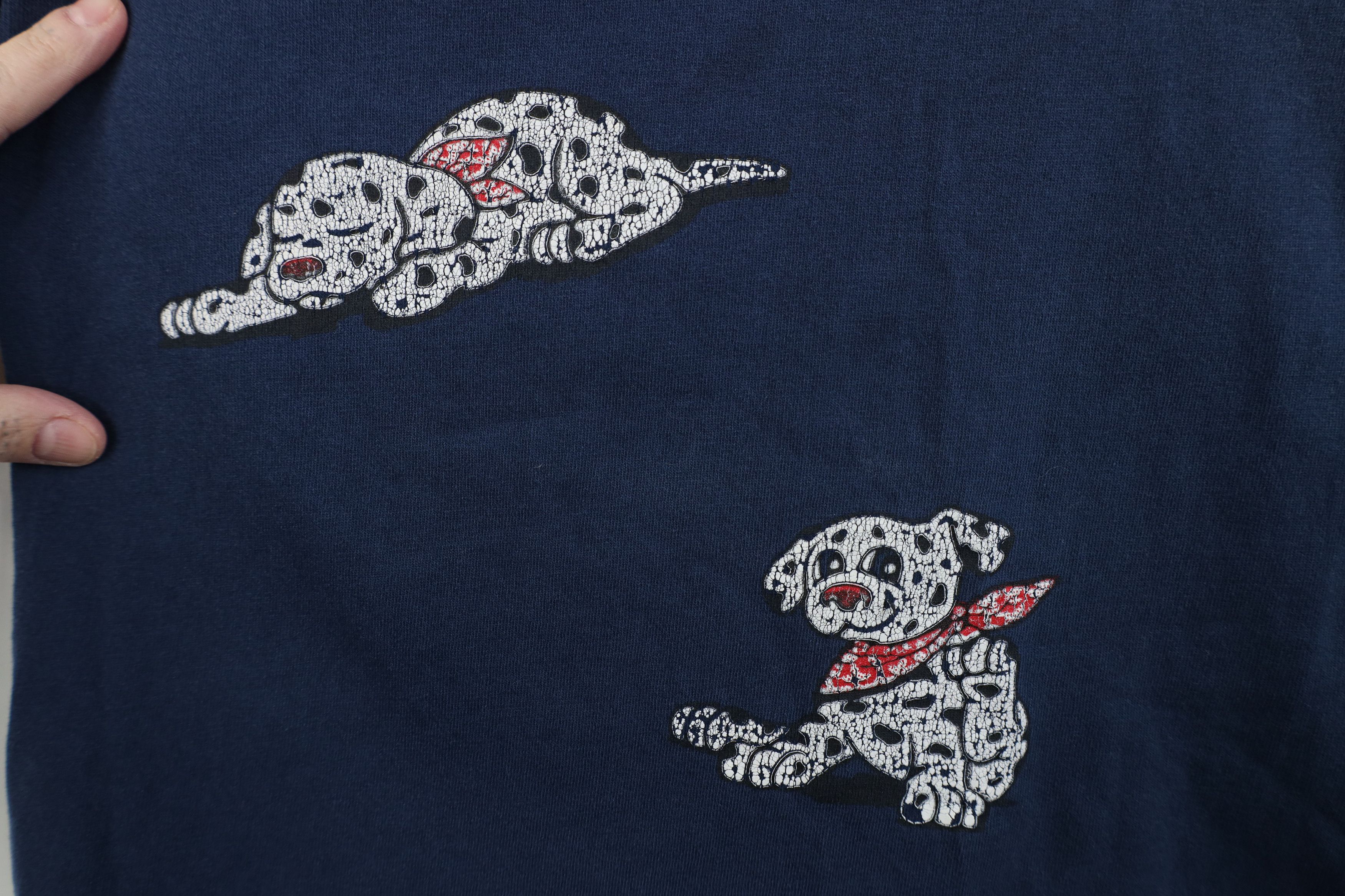 Vintage Vintage 90s Streetwear Dalmatian Dog Puppy T-Shirt Blue Size M / US 6-8 / IT 42-44 - 7 Thumbnail