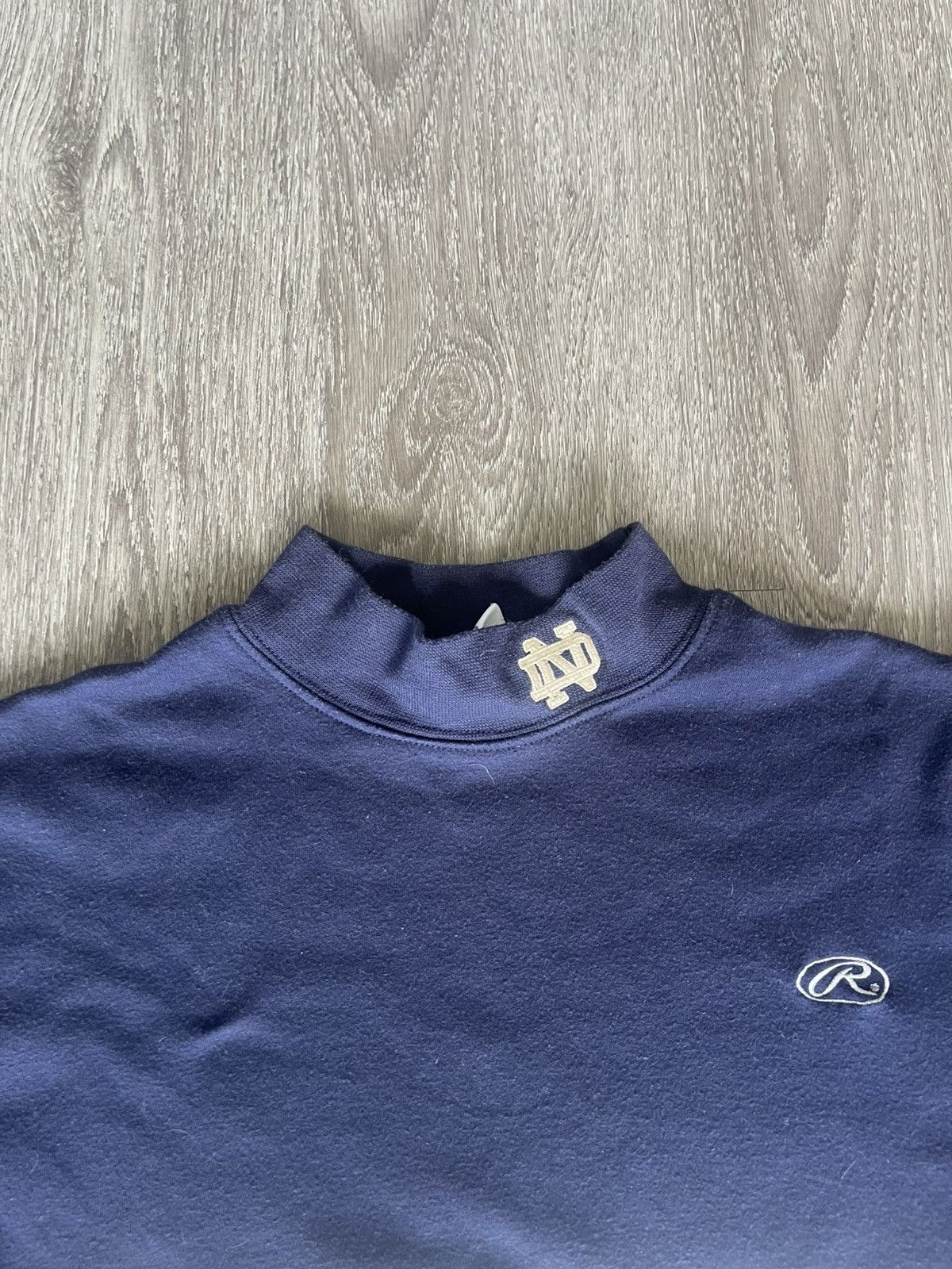 Other Vintage Notre Dame Fighting Irish Shirt Mens L Blue Rawlings Size US L / EU 52-54 / 3 - 2 Thumbnail
