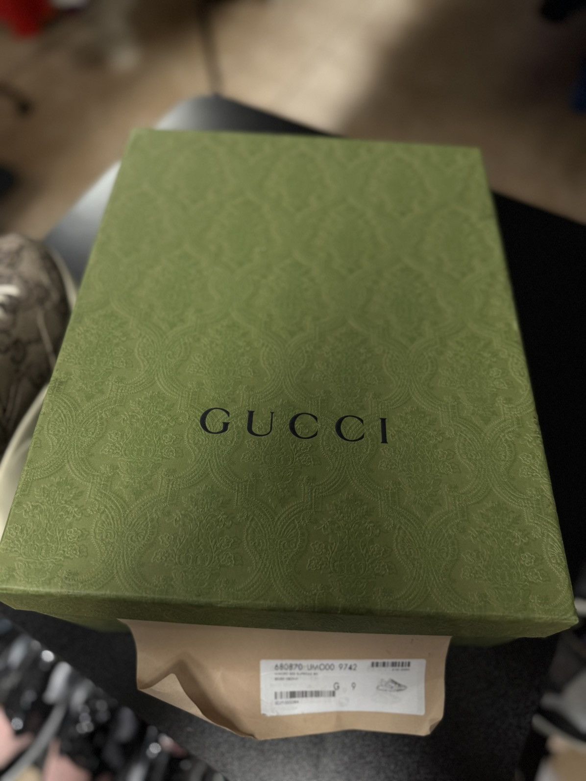 Gucci Gucci Beige Monogram Rhyton Sneakers Size 9G/9.5US Size US 9.5 / EU 42-43 - 21 Thumbnail