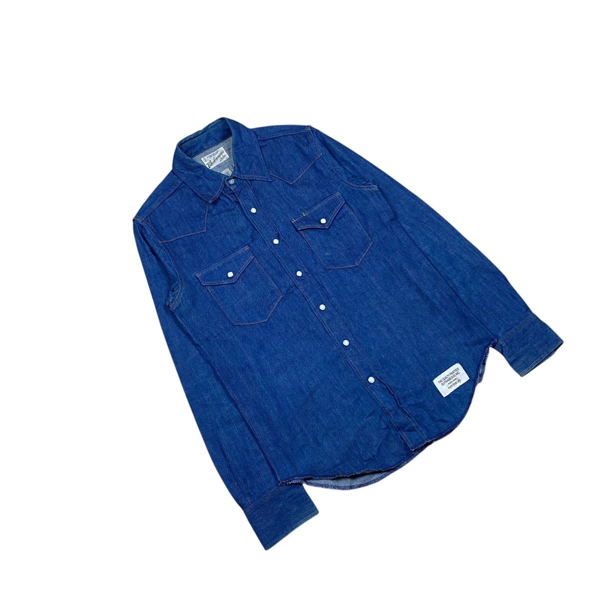 Japanese Brand × Wacko Maria Wacko Maria Guilty Parties Western Denim Button Up Shirts Size US S / EU 44-46 / 1 - 3 Thumbnail