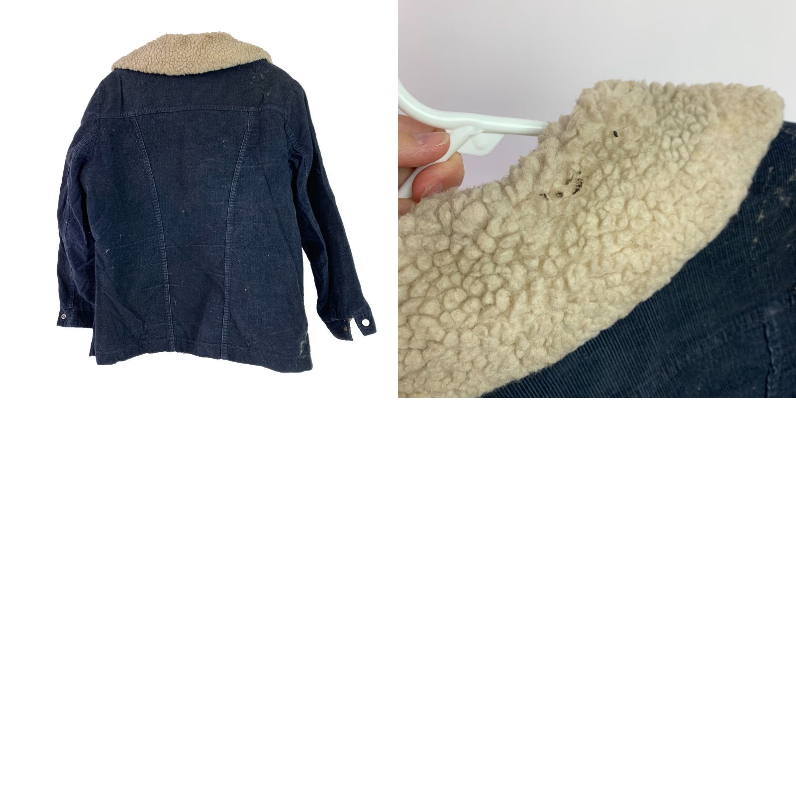 Vintage VINTAGE Maverick Ranch Coat Corduroy Sherpa Blue Mens Large 3JL57NV Size US L / EU 52-54 / 3 - 8 Thumbnail