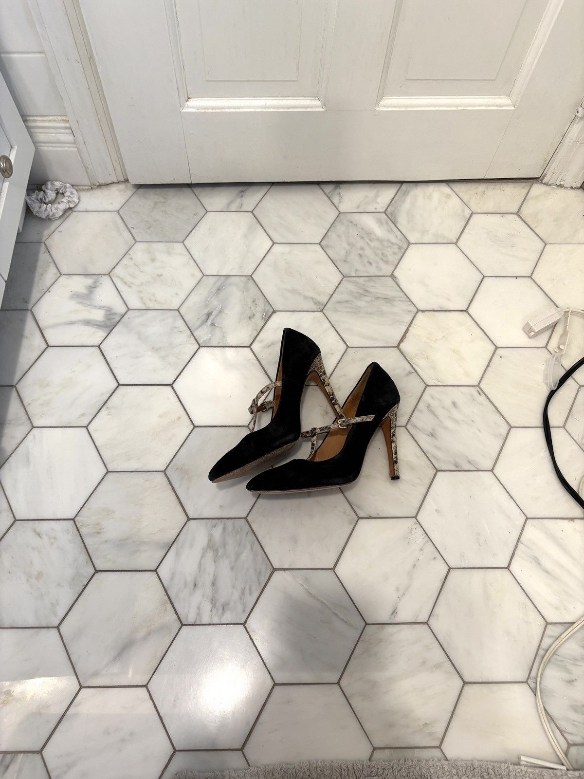 Coach Snakeskin Mary Jane heels Size US 8 / IT 38 - 4 Thumbnail