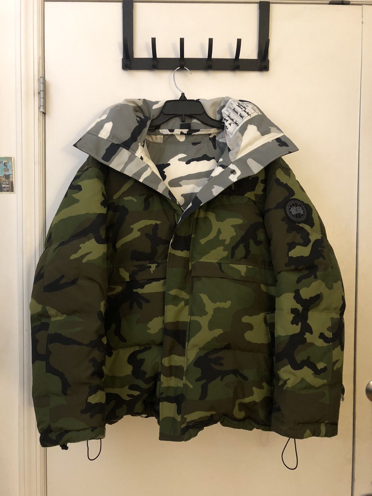 image of canada Goose Reversible Down Jacket in Camo, Men's (Size 2XL)