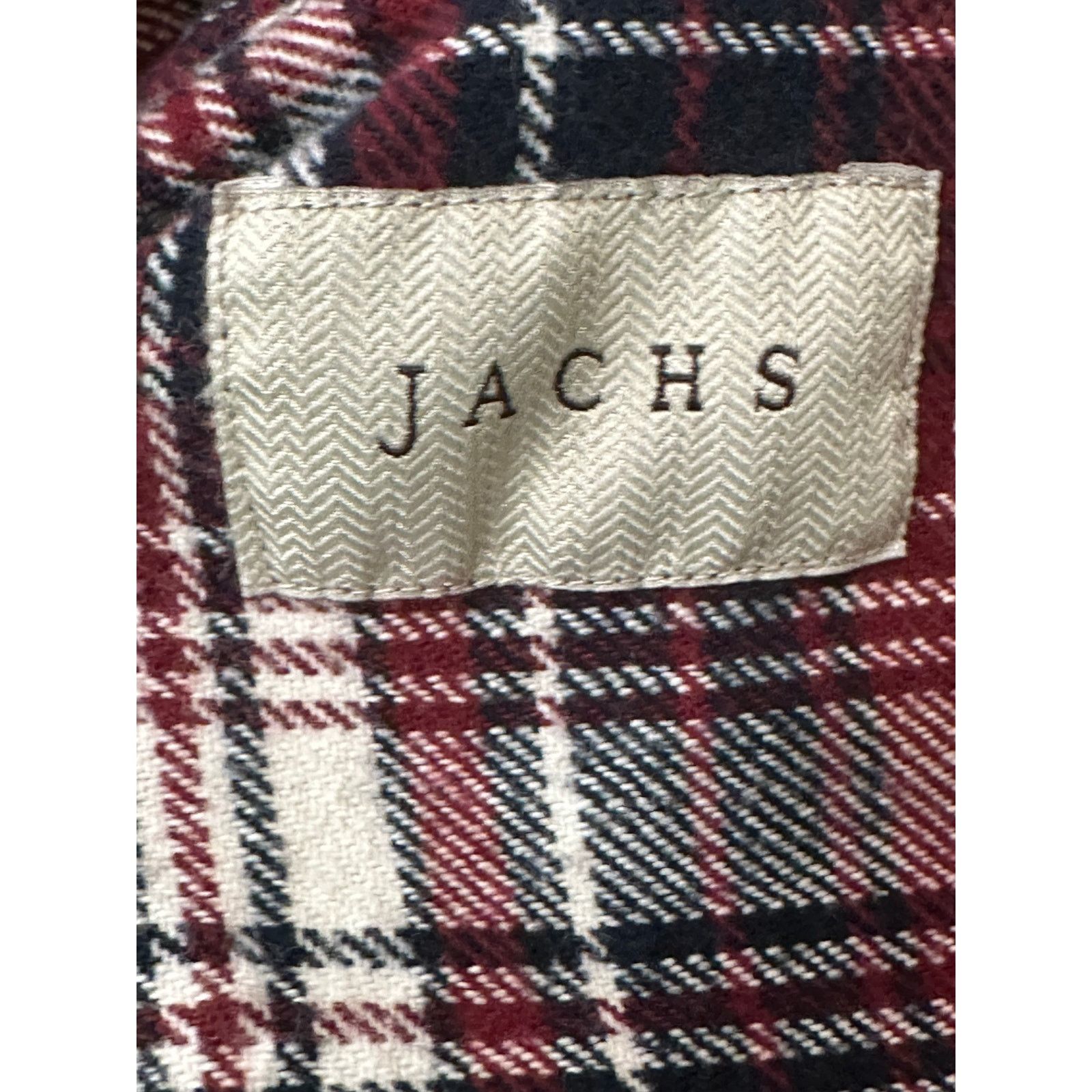JACHS NY Jachs red plaid long sleeves casual flannel shirt size M Size US M / EU 48-50 / 2 - 3 Thumbnail