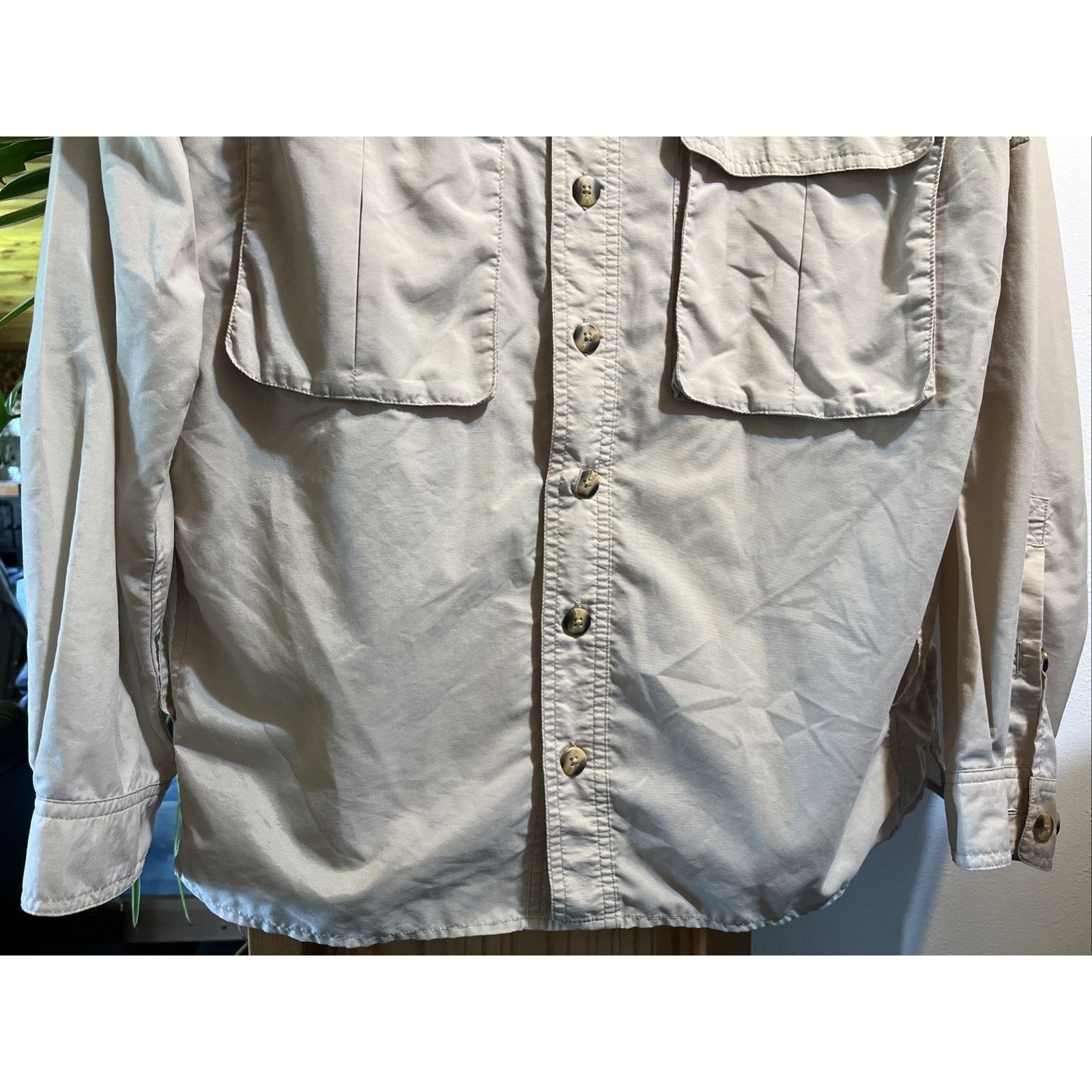 ExOfficio Orvis Mens Large Insect Shield Exofficio Brown Fishing Shirt Size US L / EU 52-54 / 3 - 5 Thumbnail