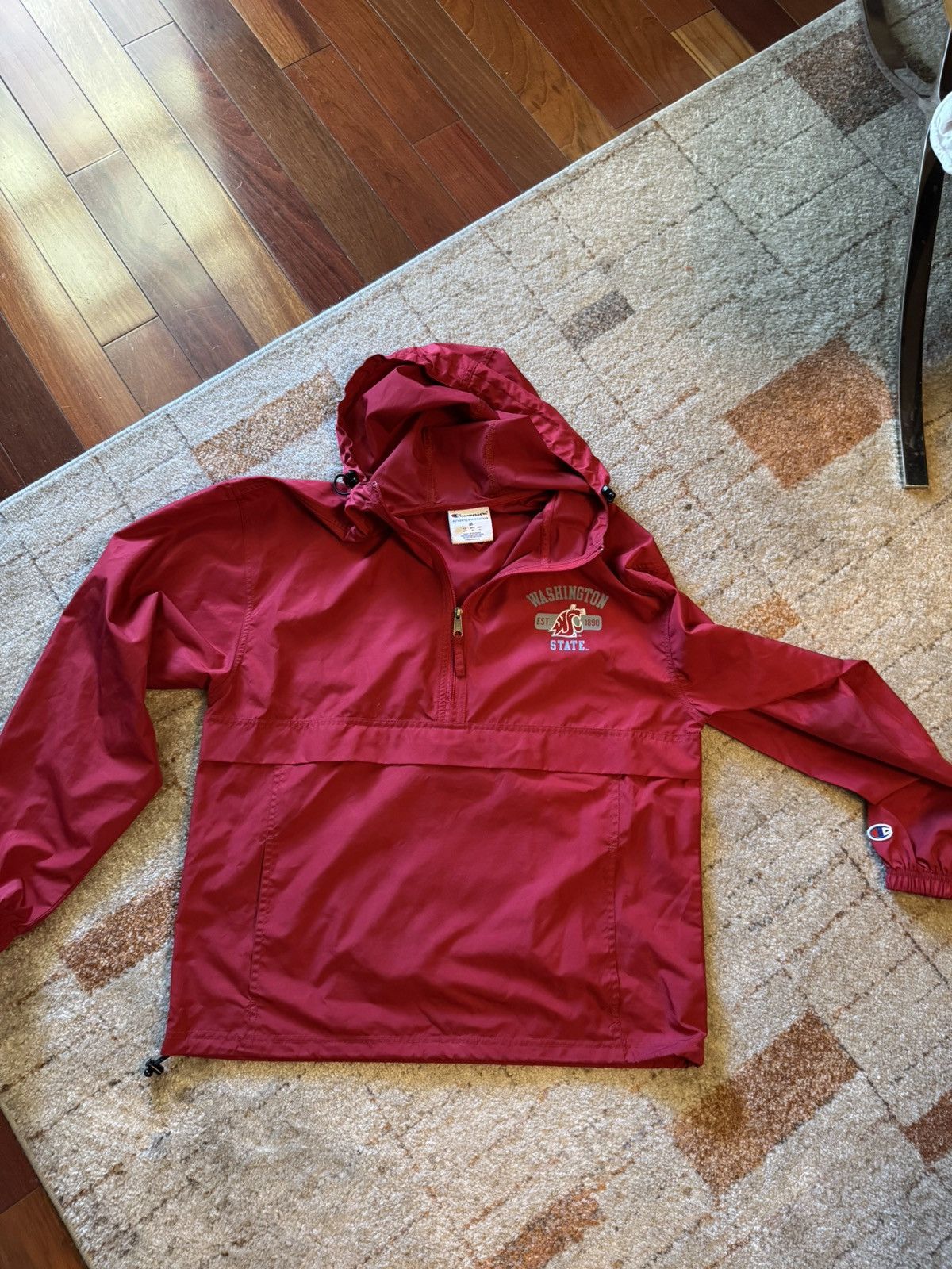 Champion Washington state university pullover wind breaker Size US M / EU 48-50 / 2 - 1 Thumbnail