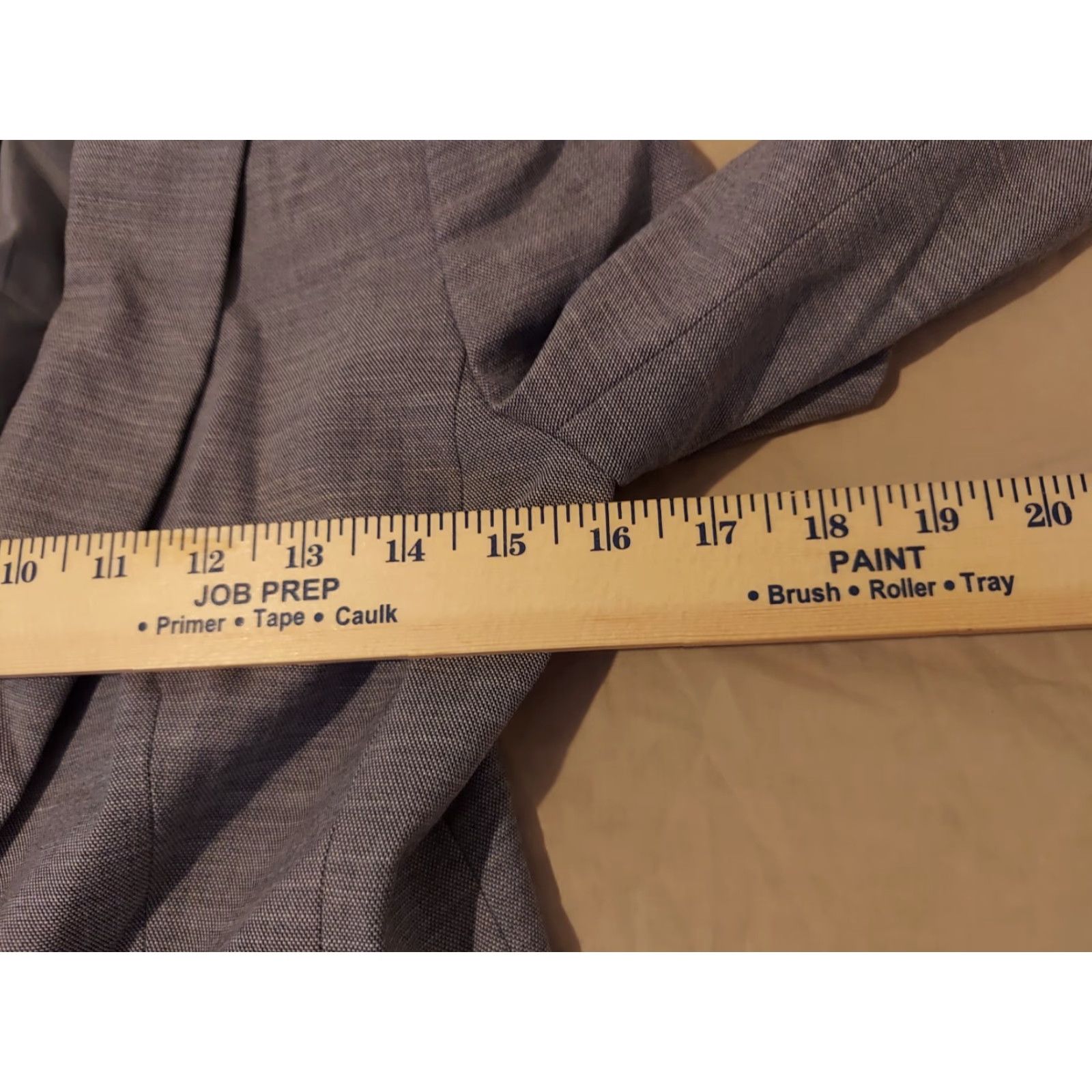 Ann Taylor VINTAGE? (No) Ann Taylor Blazer Jacket Womens 0 Gray Blue Basic Jacket - Women - Size 0 - Polyester - Regular Size XS / US 0-2 / IT 36-38 - 5 Thumbnail