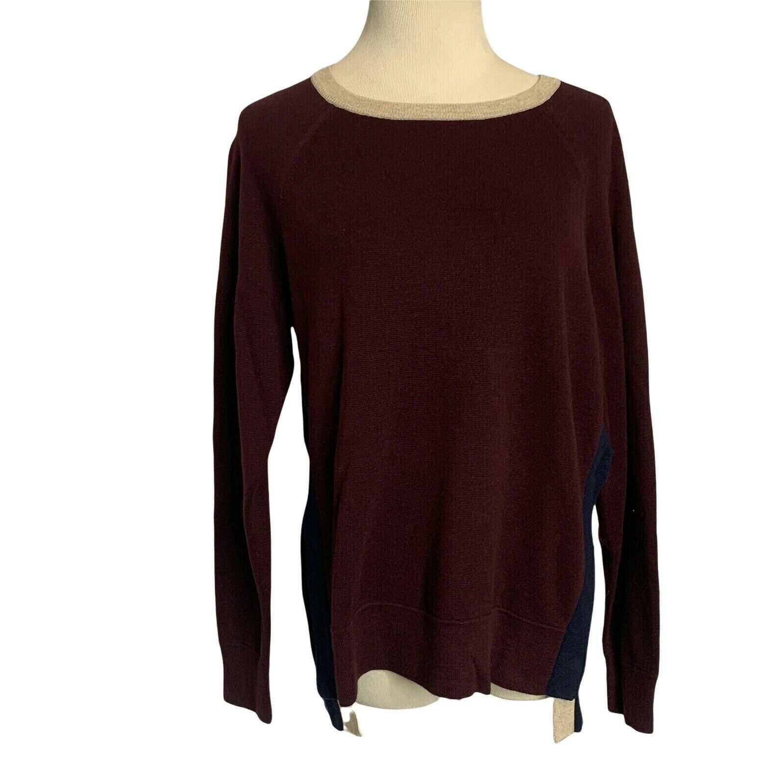 J.Crew J.Crew Red Blue Color block long sleeves Sweater Size Small Size S / US 4 / IT 40 - 11 Thumbnail
