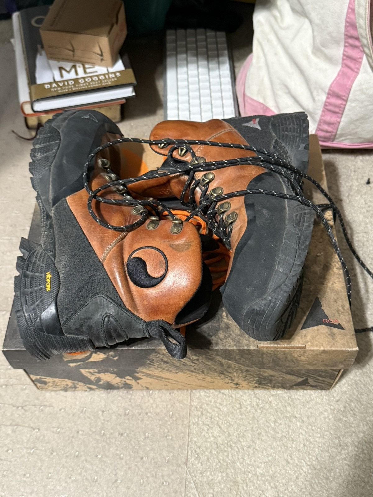 Our Legacy × ROA Roa x Our Legacy Work Shop Andreas Boot Brown Leather Hike Size US 10.5 / EU 43-44 - 3 Thumbnail