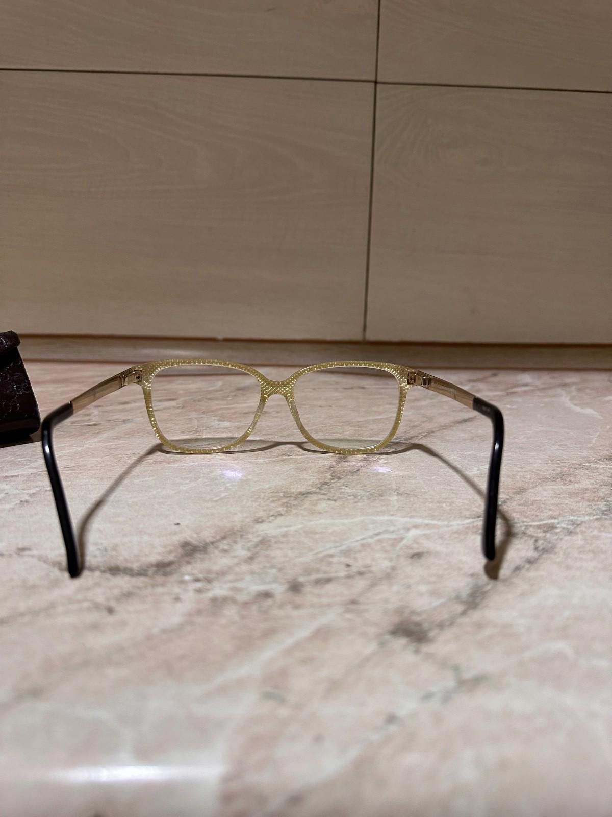 Gucci Eyeglasses Gucci GG-3701 - 4WH BLACK AND GOLD Size ONE SIZE - 4 Thumbnail
