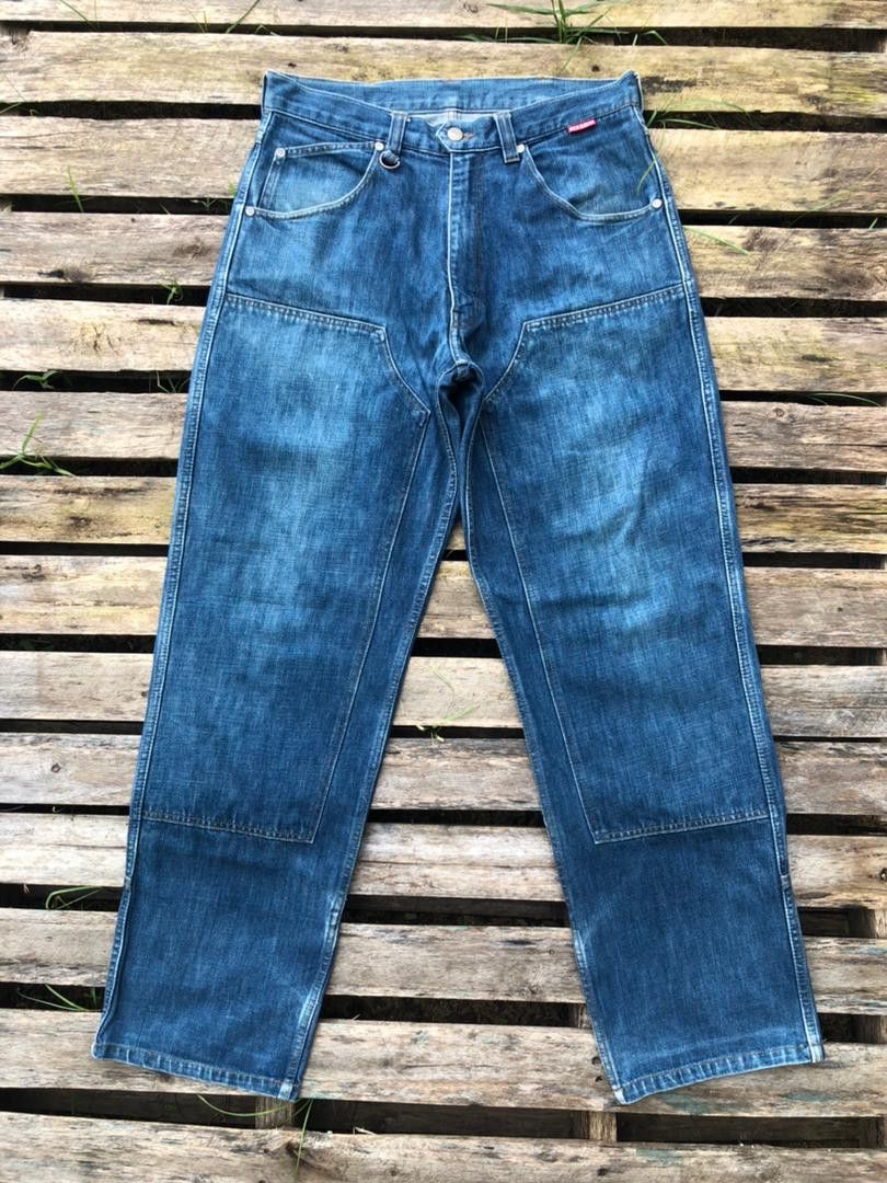 Ben Davis Rare🔥 Vintage Ben Davis Double Knee Denim Jeans Size US 32 / EU 48 - 1 Thumbnail