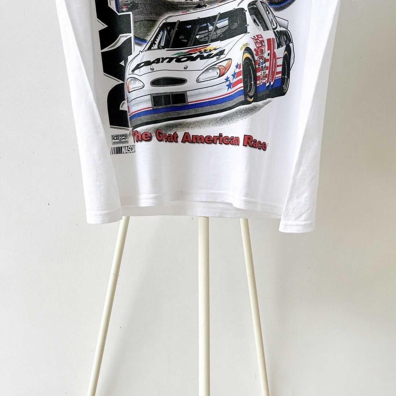 Vintage Daytona 500 Indianapolis Motor Speedway racing t-shirt/ L Size US L / EU 52-54 / 3 - 4 Thumbnail