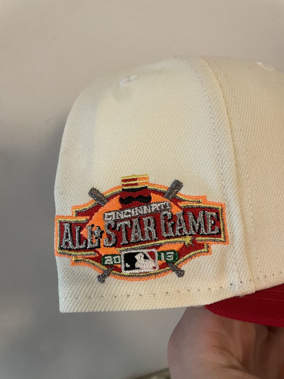 MyFitteds Myfitteds Cincinnati reds 2015 all star game patch fire Mari Size ONE SIZE - 4 Thumbnail
