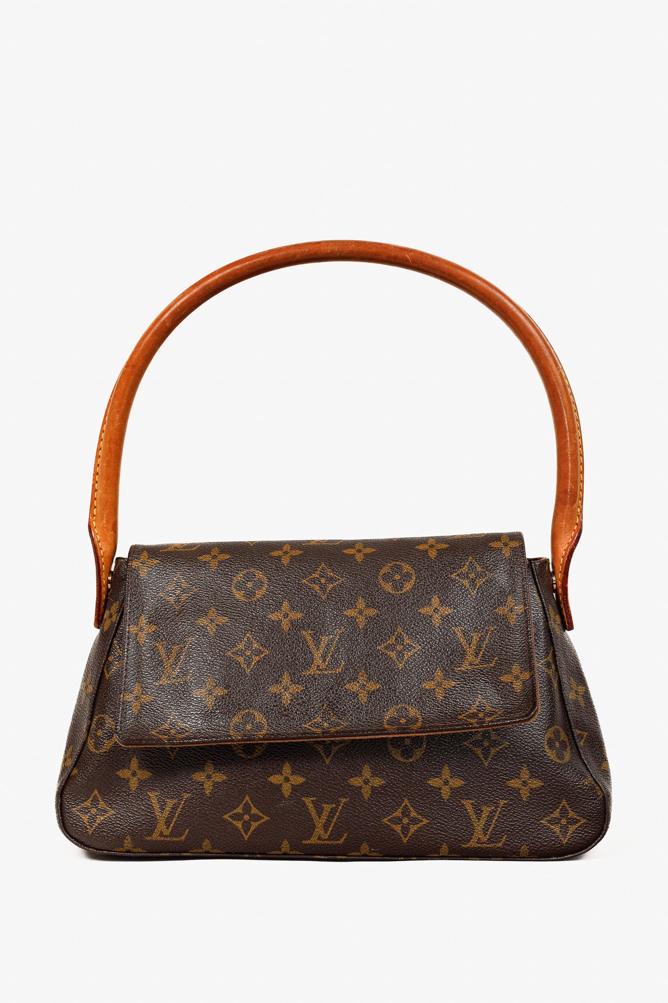 Louis Vuitton Mini Looping Monogram Canvas Top Handle Bag in Brown, Women's