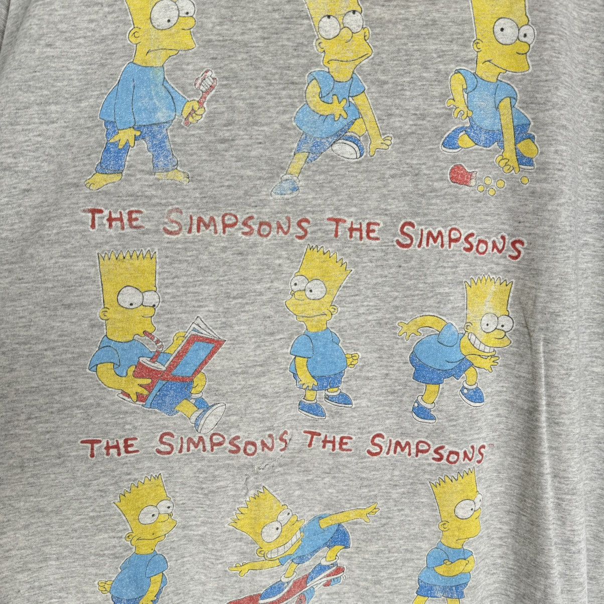 The Simpsons Vintage 1991 The Simpsons 9 Barts Licensed Cartoon T Shirt Size US XL / EU 56 / 4 - 4 Thumbnail
