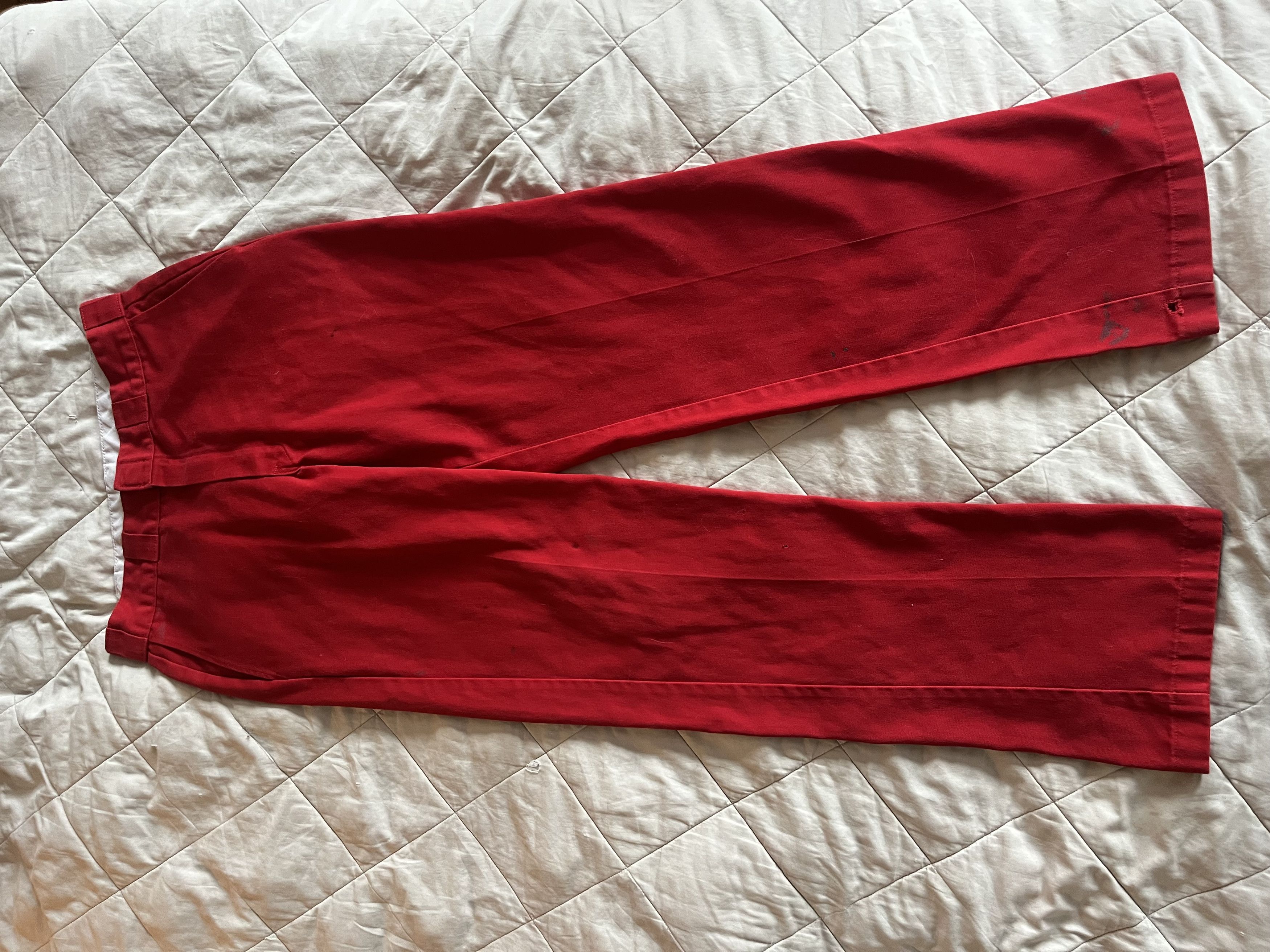 90s〜 Old Dickies 生成り Painter Pants Vintage Dickies Carpenter Pants 33x32 Camel Tan Canvas Baggy