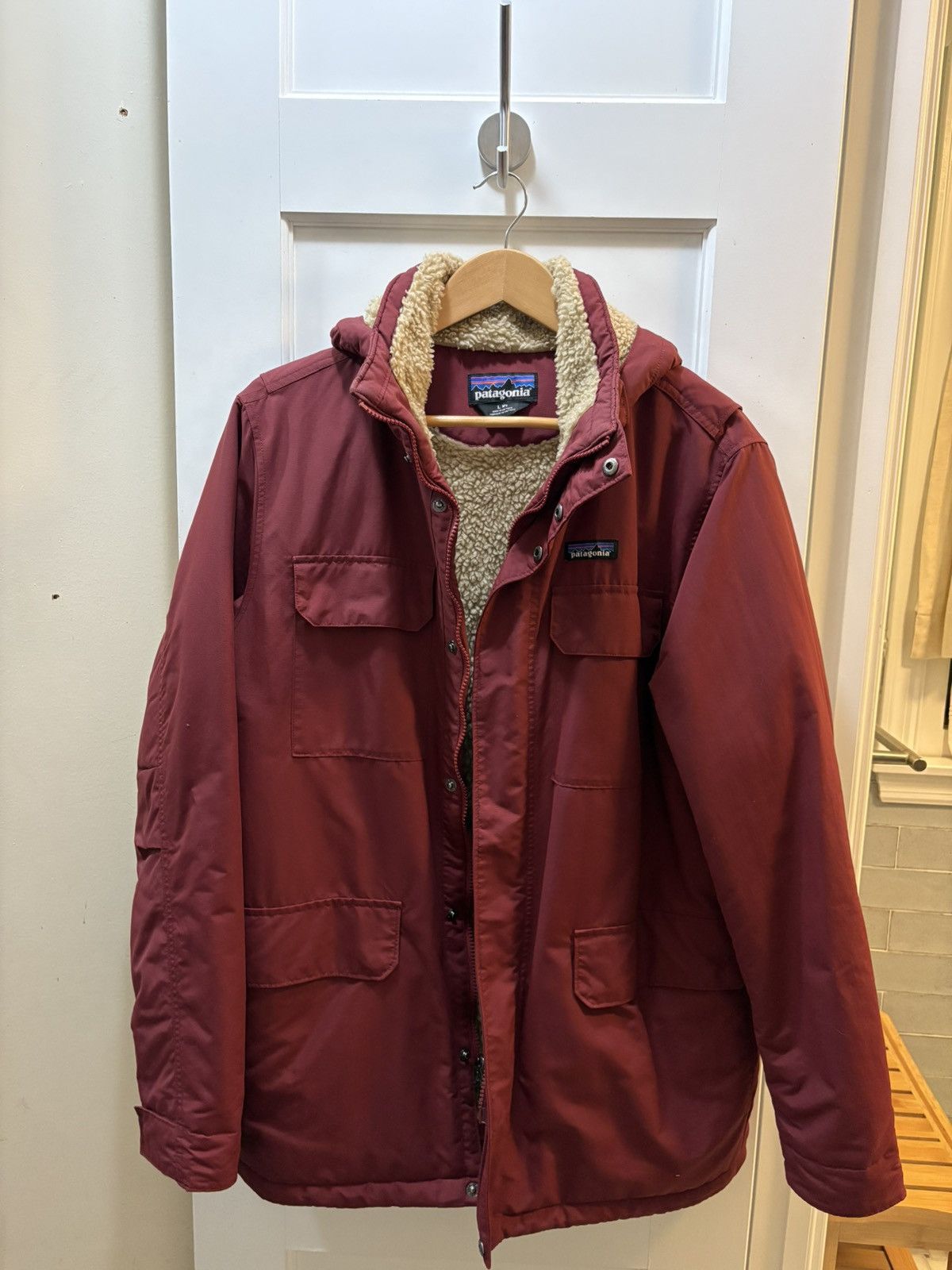 Patagonia Patagonia Men’s Isthmus Parka Sequoia Red Insulated Coat Size US L / EU 52-54 / 3 - 3 Thumbnail