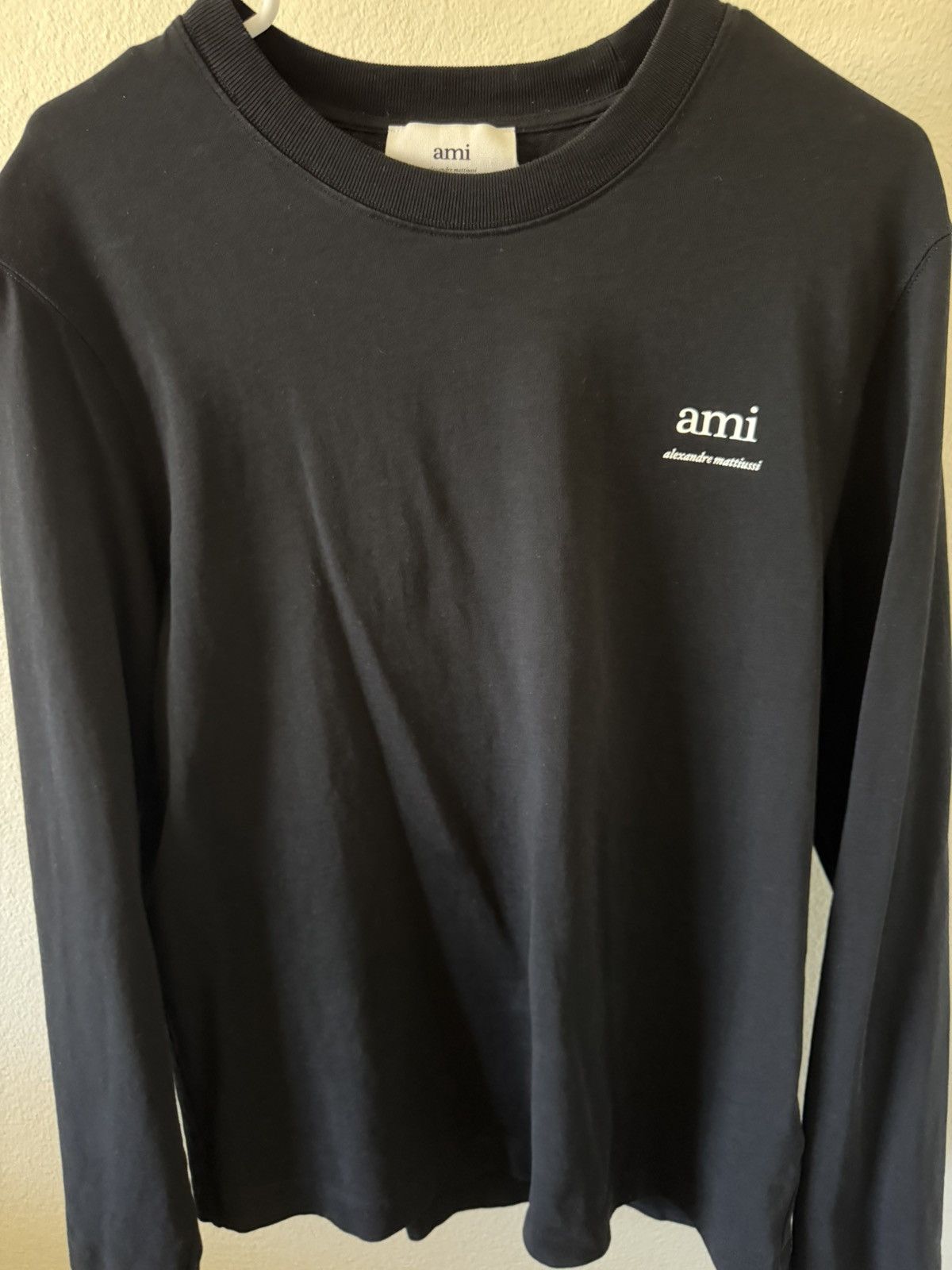 AMI Ami Paris Long sleeve black size large Size US L / EU 52-54 / 3 - 1 Thumbnail