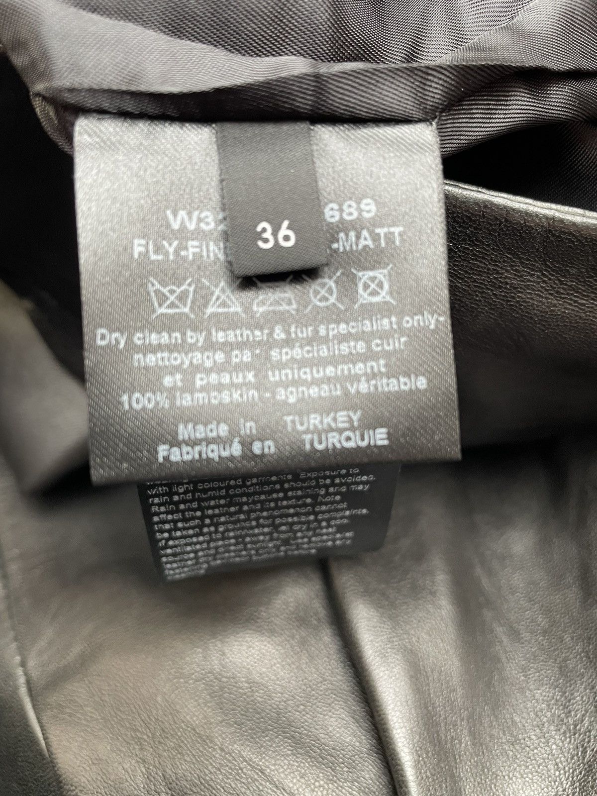 Joseph Joseph Fine Nappa Matt Black Leather Lambskin Pants 36 Size 25" / US 0 / IT 36 - 9 Thumbnail