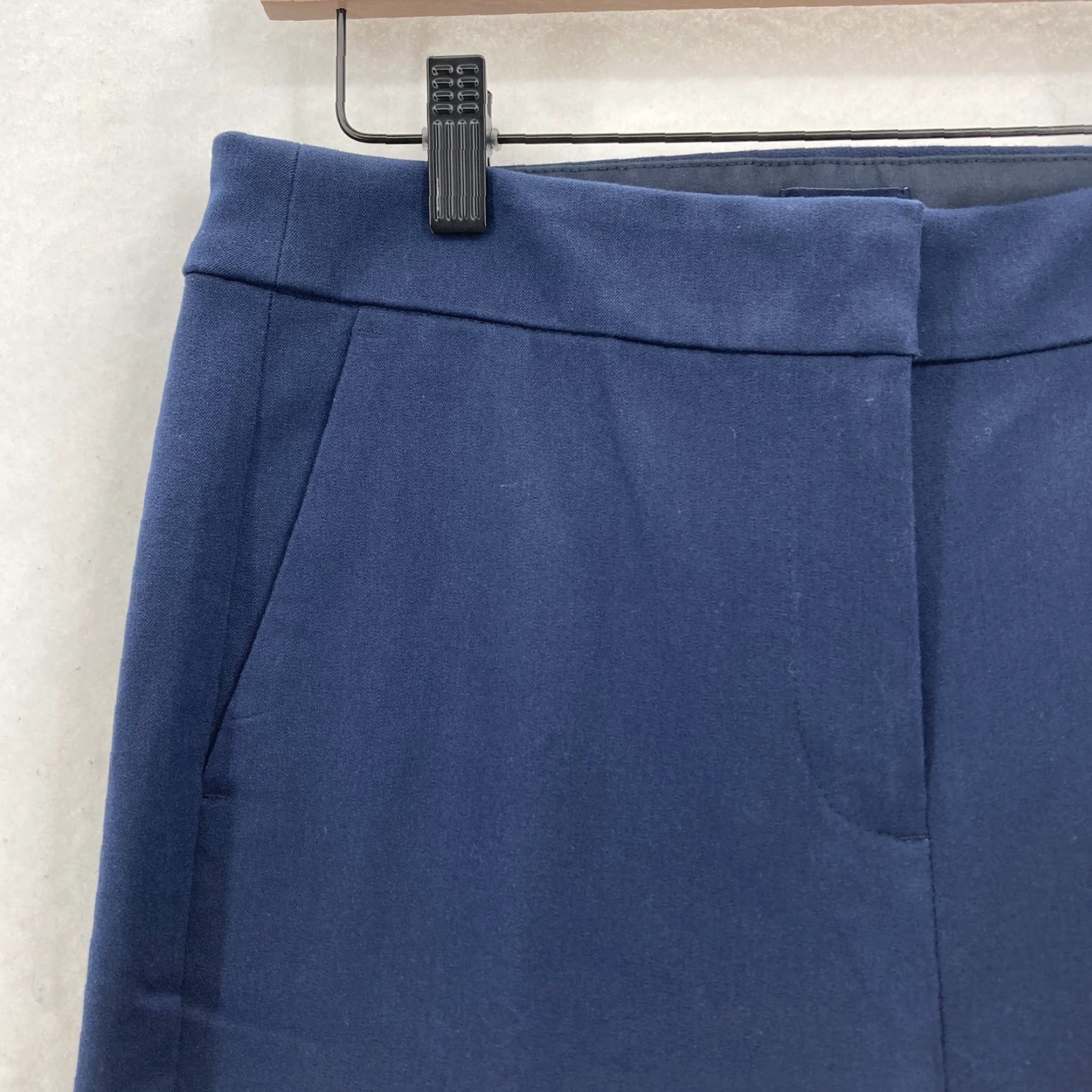 J.Crew J.Crew Kelsey Pant Women's 6 Flared Crop Blue Stretch High Rise Size 30" / US 8 / IT 44 - 3 Thumbnail