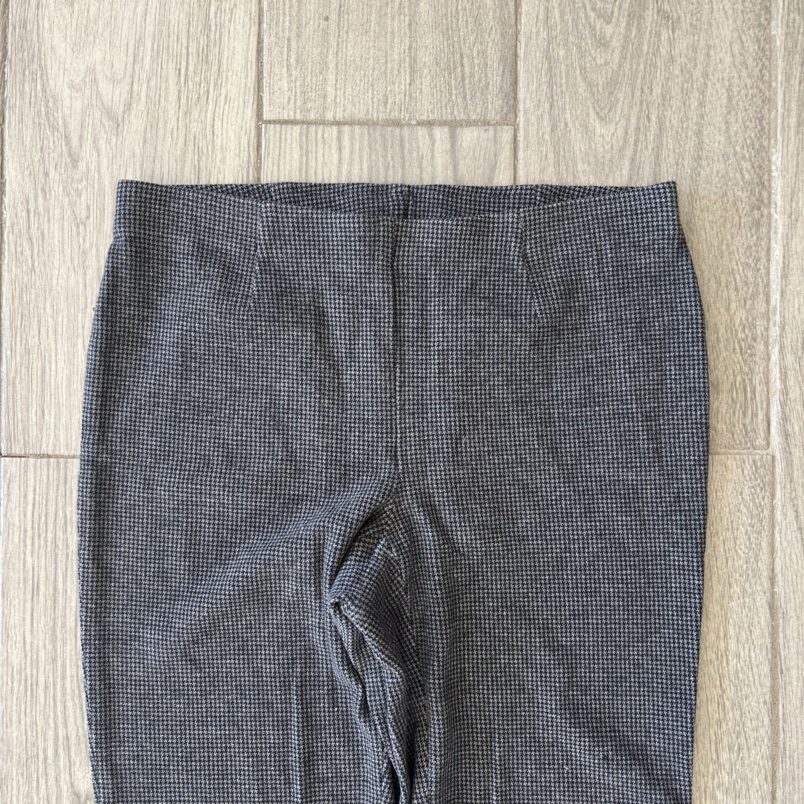 J. Jill J. Jill Pants Black Plaid Houndstooth Ponte Slim Leg Small Size 29" - 3 Thumbnail