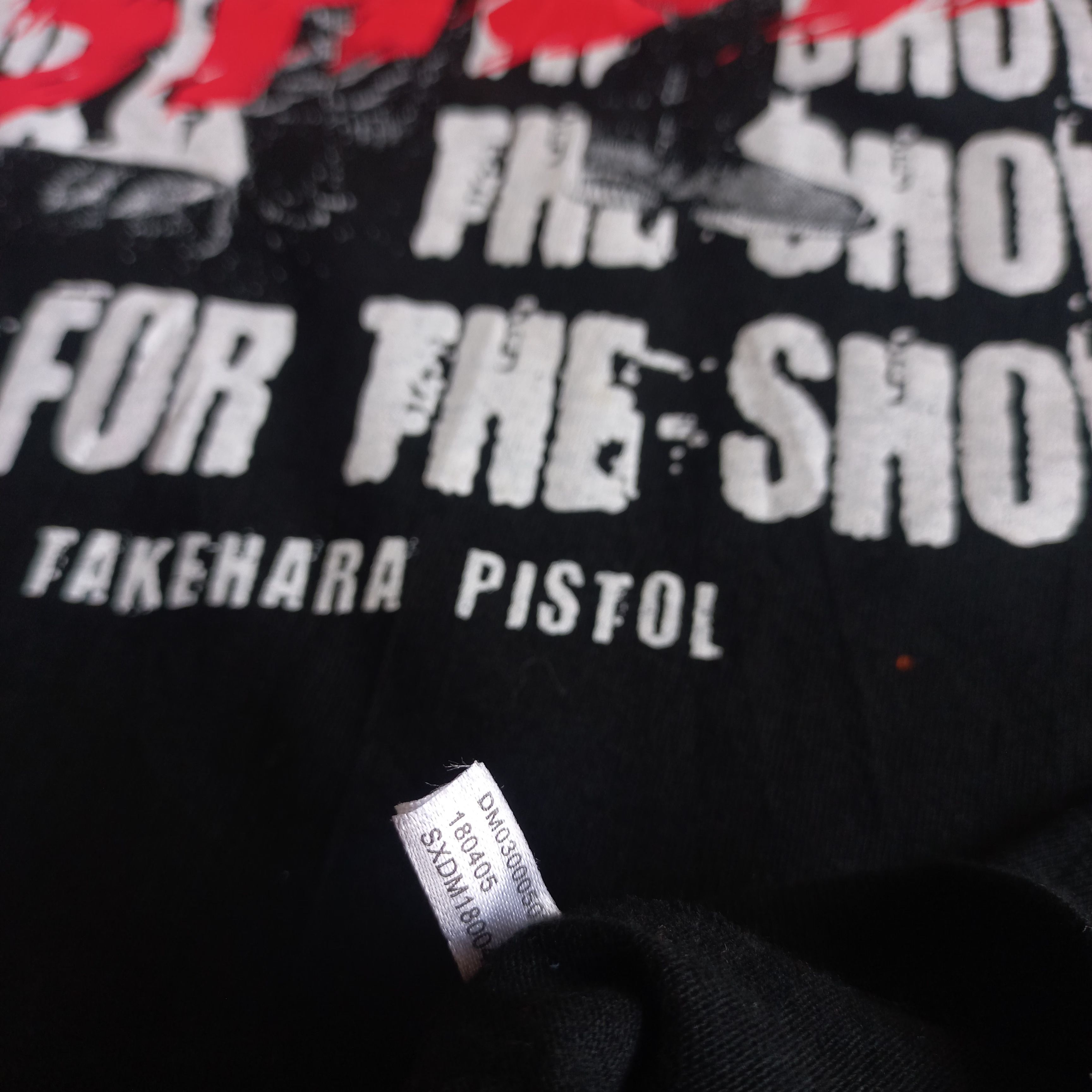 Band Tees Takehara Pistol - "One-For The-Show" Short Sleeve Tshirt Size US L / EU 52-54 / 3 - 5 Thumbnail