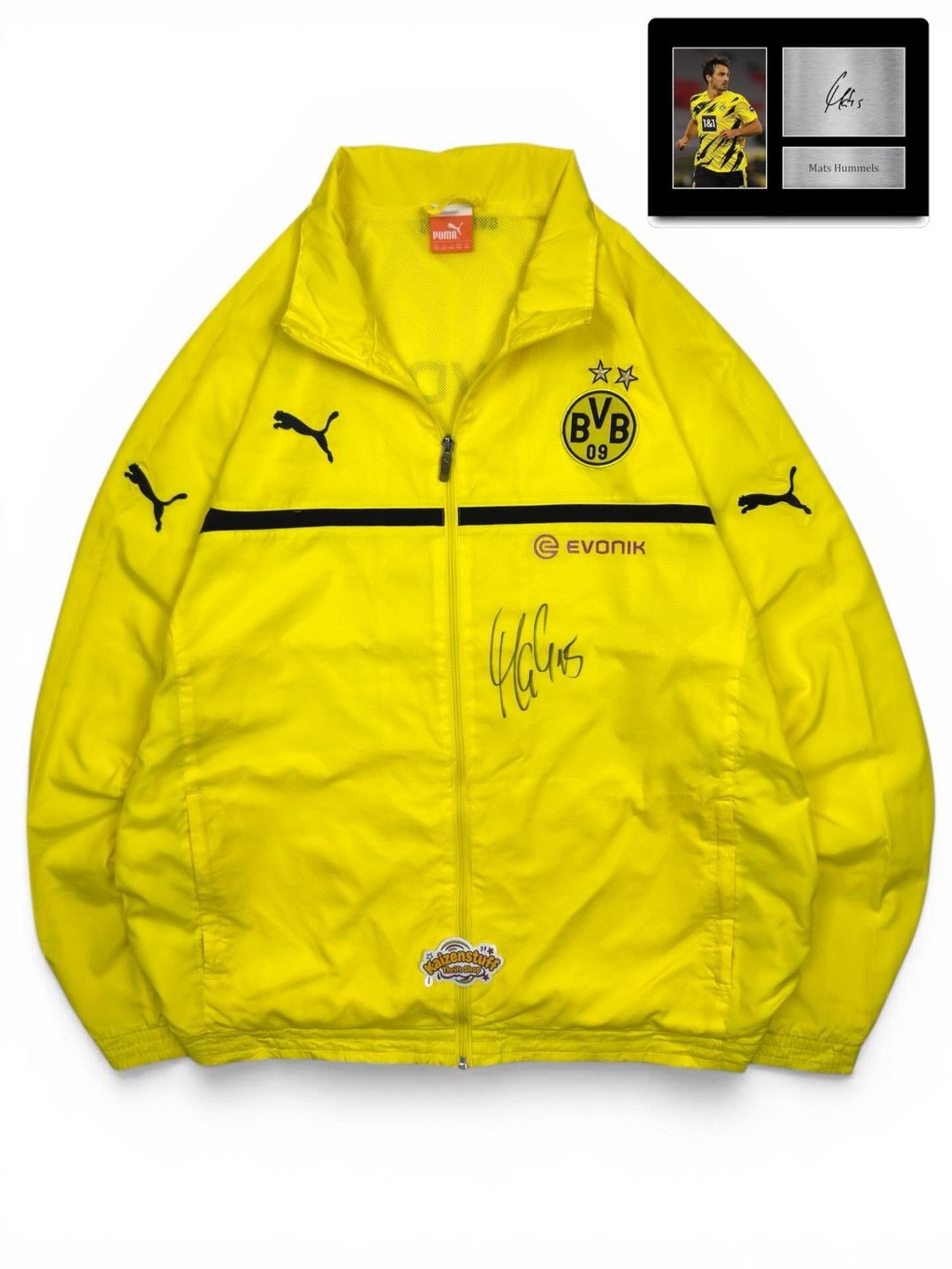 Puma [SIGNED] Mats Hummels Borussia Dortmund 2012 Puma Jacket Size US XXL / EU 58 / 5 - 1 Thumbnail