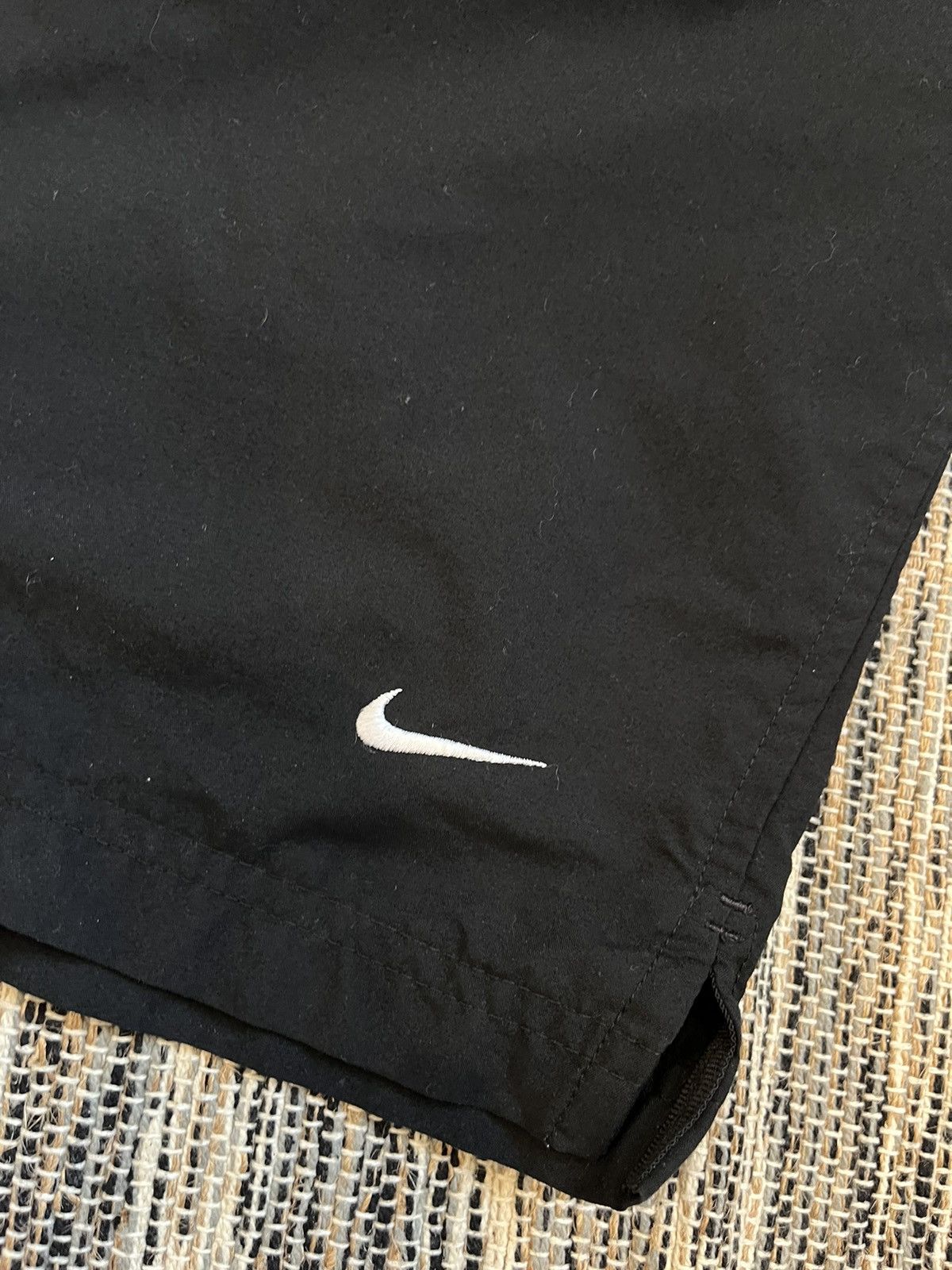 Nike × Vintage Vintage Nike shorts sportswear black minimalistic Size US 32 / EU 48 - 6 Thumbnail