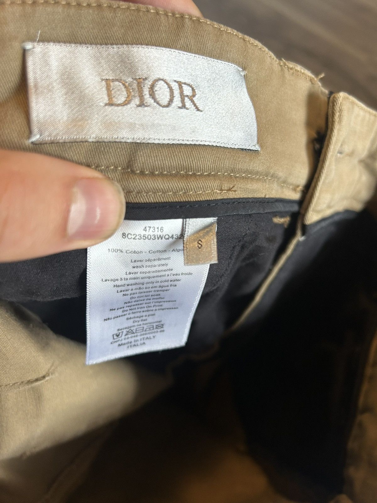 Dior Dior FW20 Military Bondage Pants Size US 30 / EU 46 - 13 Thumbnail