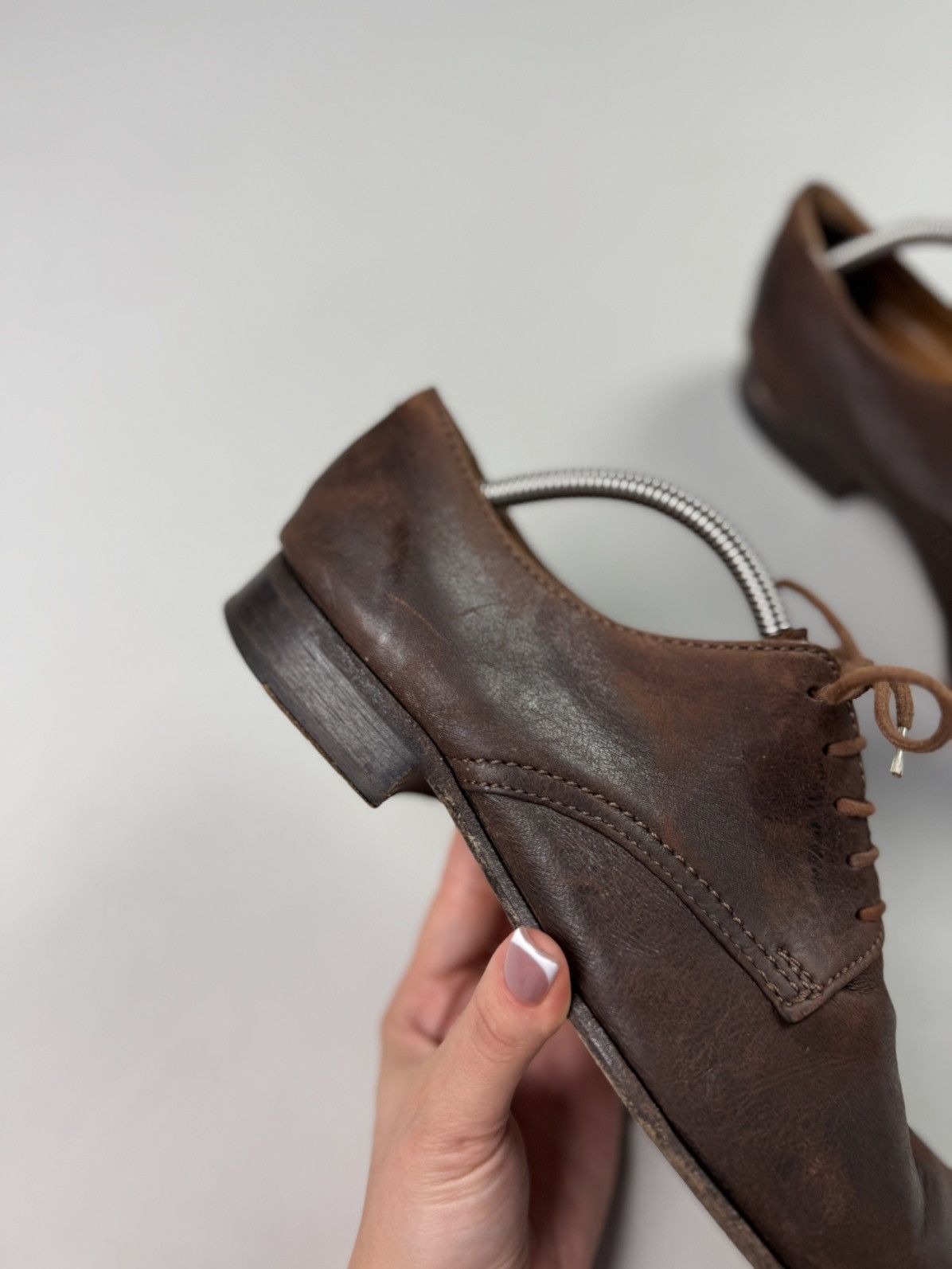 MoMA Moma Men’s Avant-Garde Lace Up Leather Formal Oxford Shoes Size US 8 / EU 41 - 6 Thumbnail