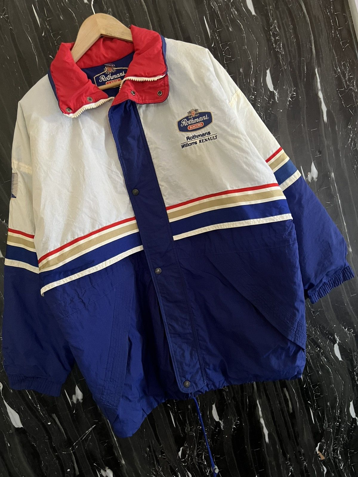 Vintage Vintage Rothmans Williams F1 Racing Jacket 90s Motorsport Size US L / EU 52-54 / 3 - 4 Thumbnail