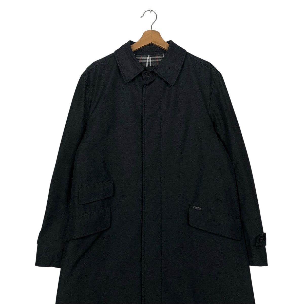 Burberry 🔥VINTAGE TRENCH COAT BURBERRY BLACK LABEL LONG JACKET NOVA Size US L / EU 52-54 / 3 - 7 Thumbnail