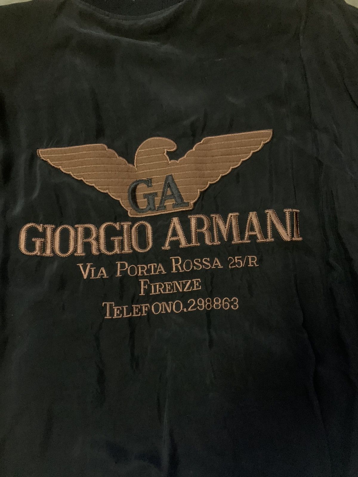 Giorgio Armani Giorgio Armani Silk Big Logo Jacket Size US L / EU 52-54 / 3 - 6 Thumbnail