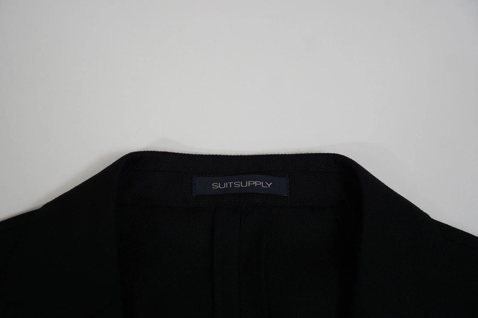 Suitsupply Men Suitsupply Blazer Havana Patch Unlined Black Reda US38L Size 38L - 4 Thumbnail