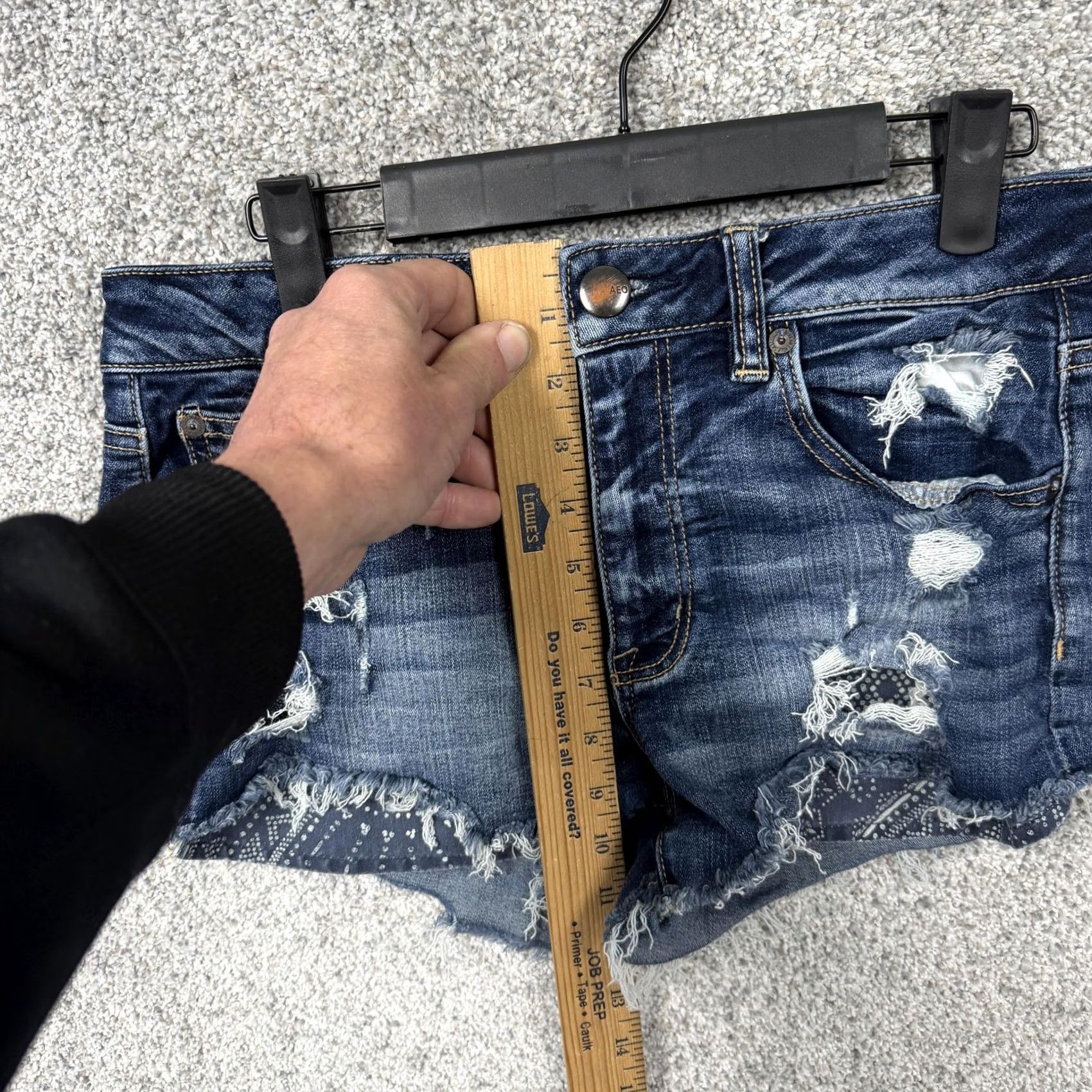 American Eagle Outfitters VINTAGE American Eagle Shorts 6 30x3 Rockstar Girlfriend Western Indie Chic Festivalcore Size 28" / US 6 / IT 42 - 6 Thumbnail