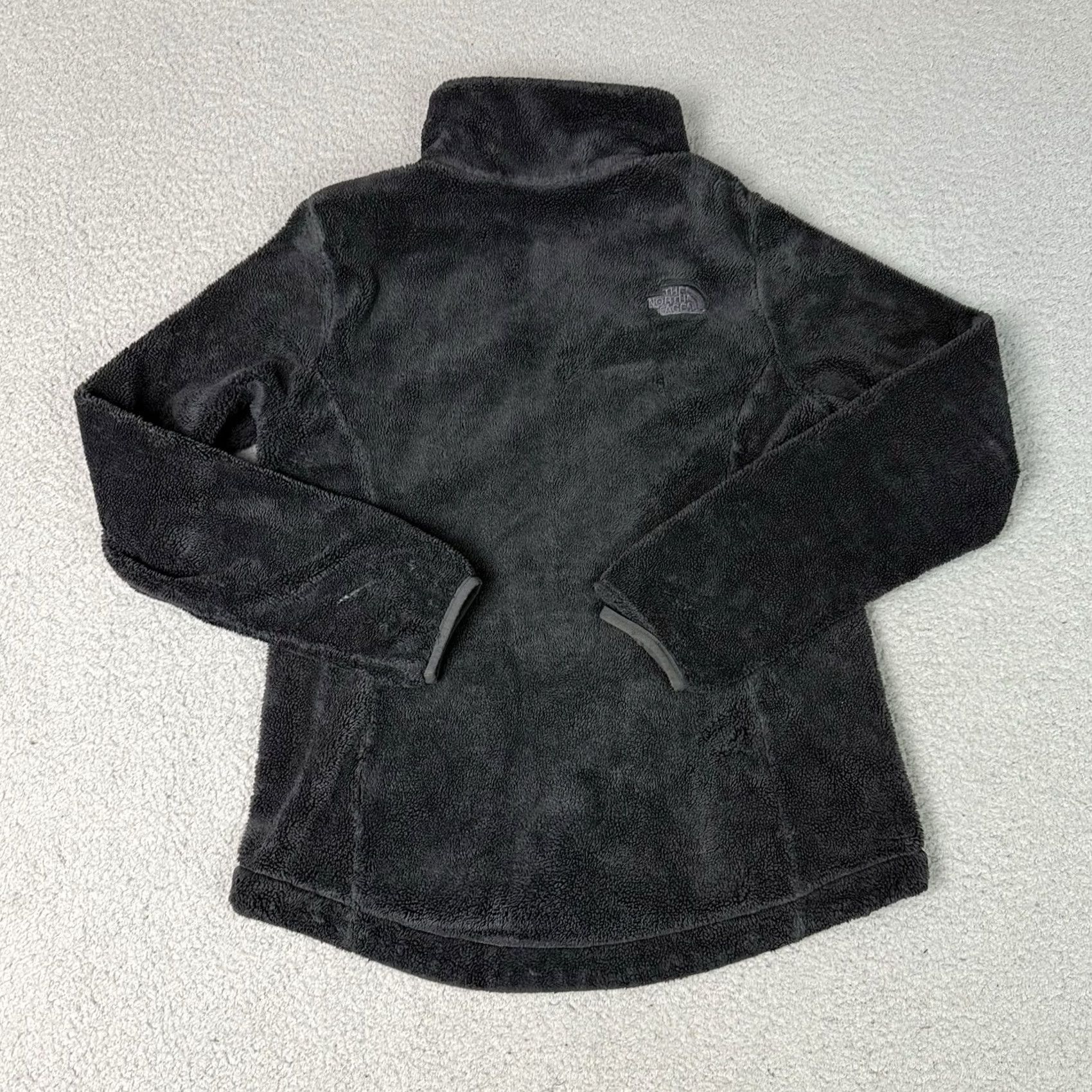 The North Face VINTAGE The North Face Jacket Womens S Black Fuzzy Long Sleeve Full Zip Casual Top S Mens Women Girls Size S / US 4 / IT 40 - 4 Thumbnail
