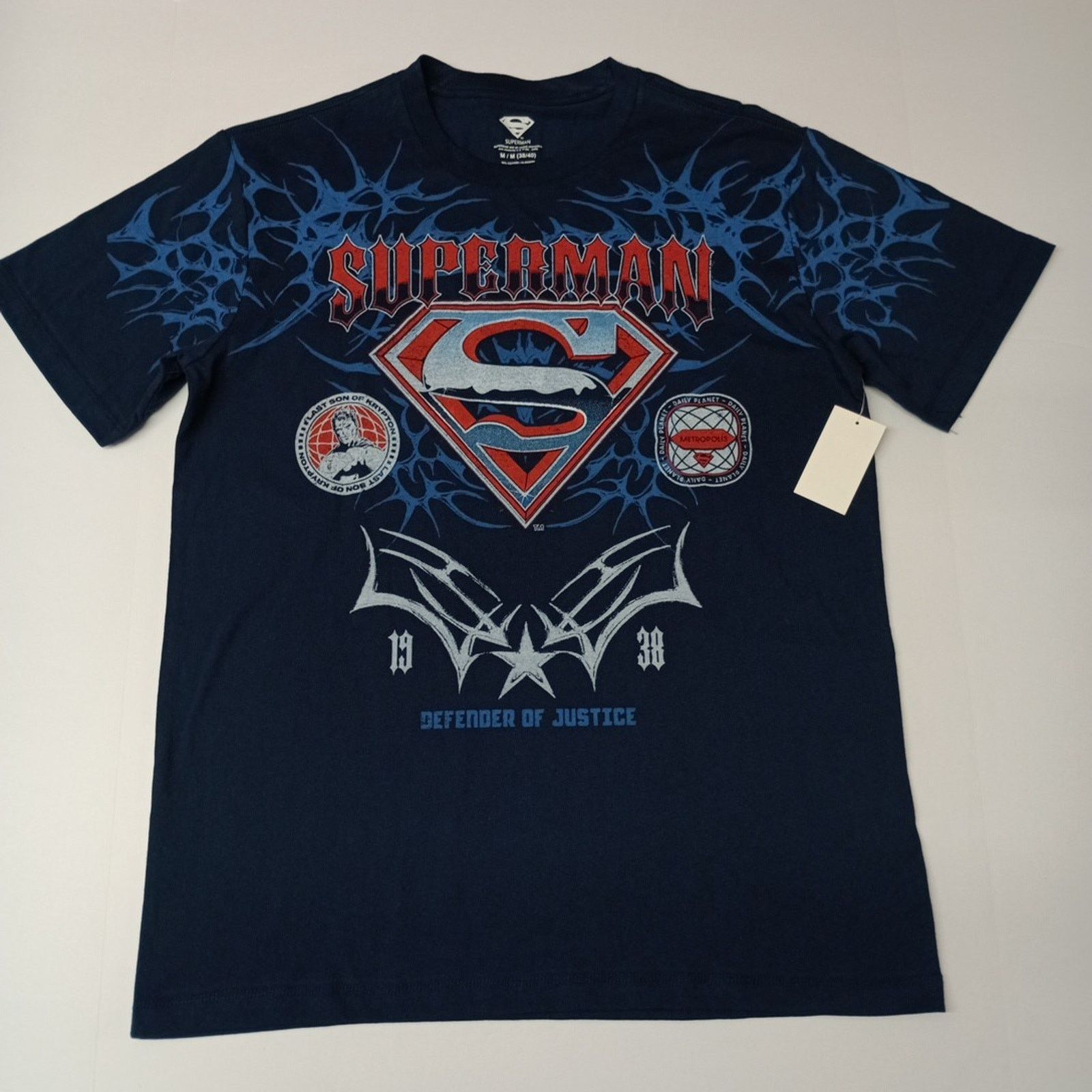 Other Superman Graphic T-Shirt Men’s Size M Medium Blue New NWT Size US M / EU 48-50 / 2 - 1 Thumbnail